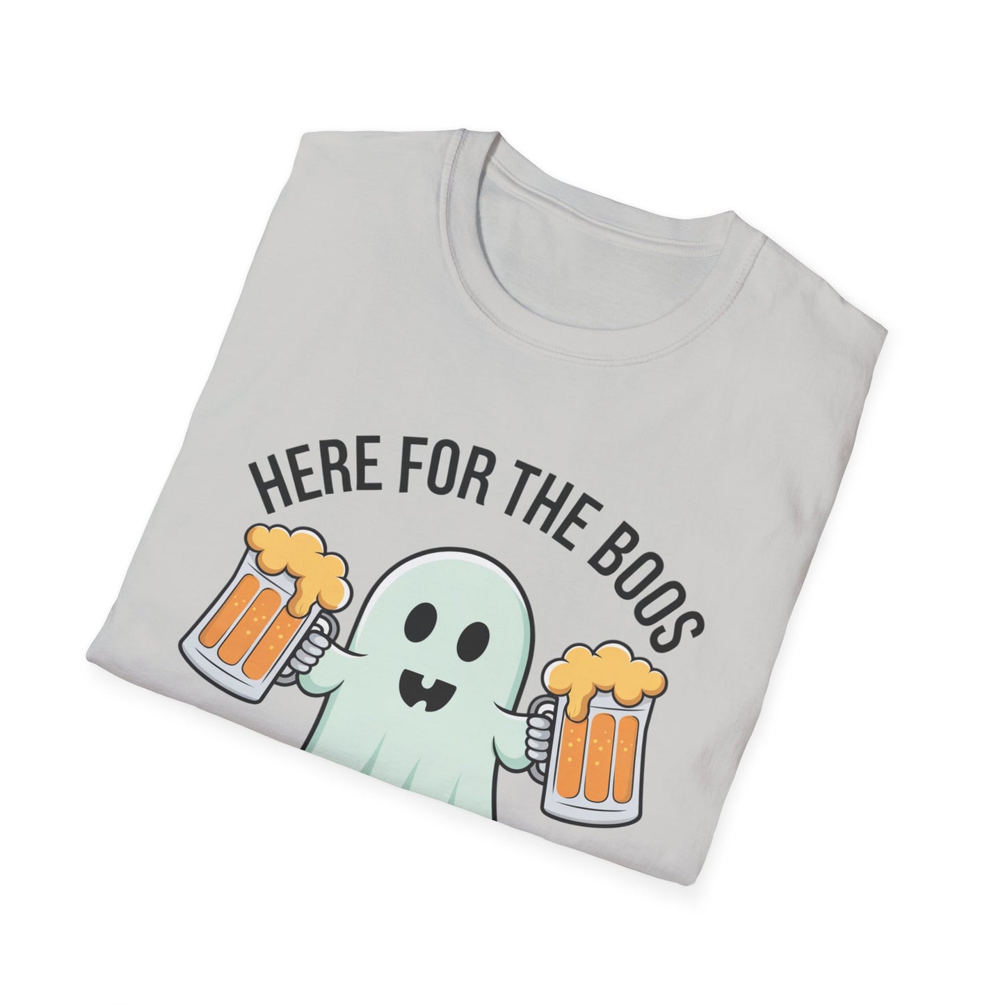 Ghostly Humor Unisex T-Shirt - Perfect for Halloween, Casual Outings, and Party Vibes, Fun Apparel, Spooky Season Tee, Gift for Friends
