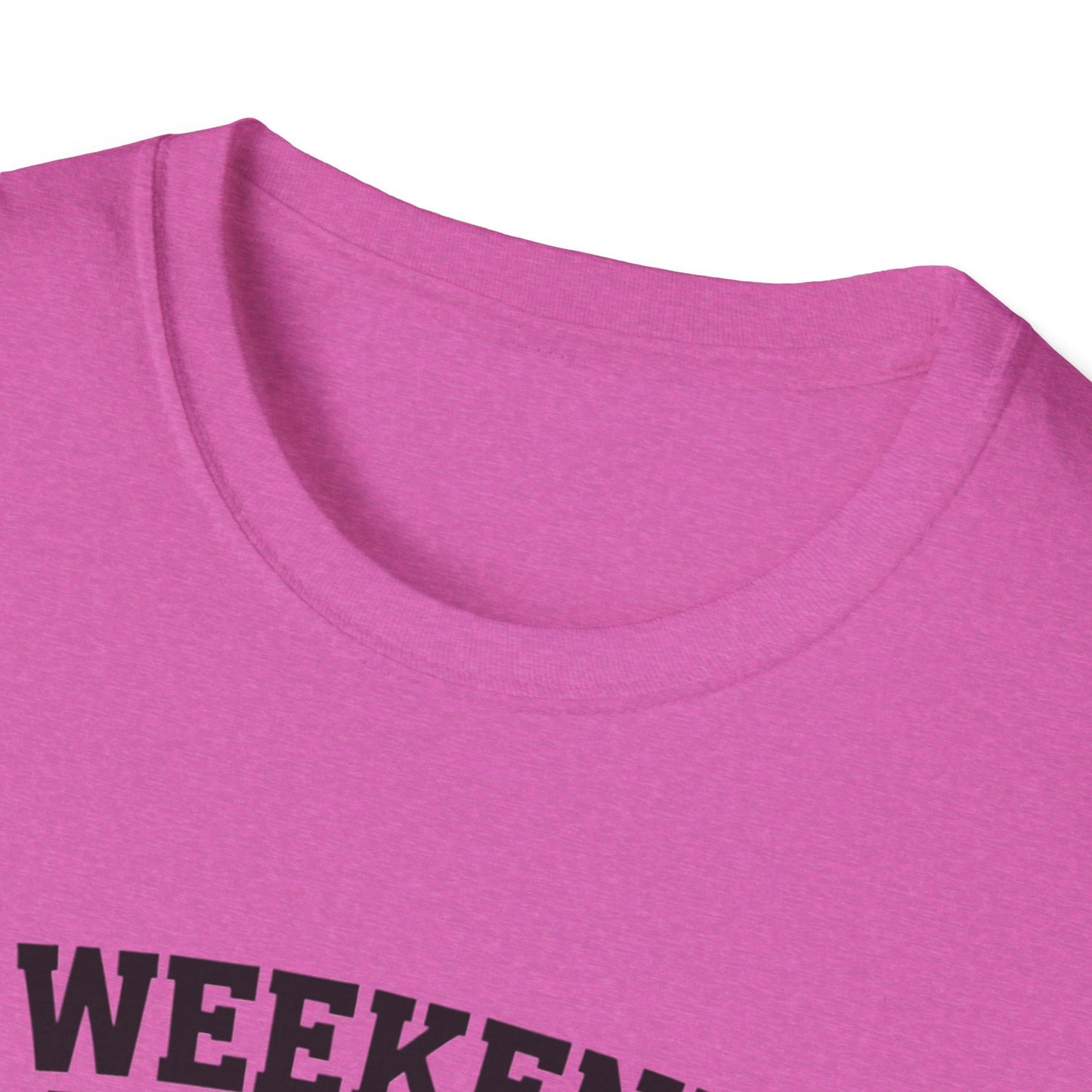 Weekend Forecast Golf Drinking T-Shirt | Unisex Softstyle Tee for Golf Lovers