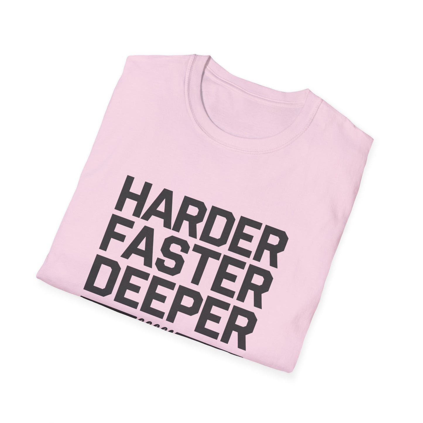 CPR Awareness Unisex Softstyle T-Shirt - Harder Faster Deeper