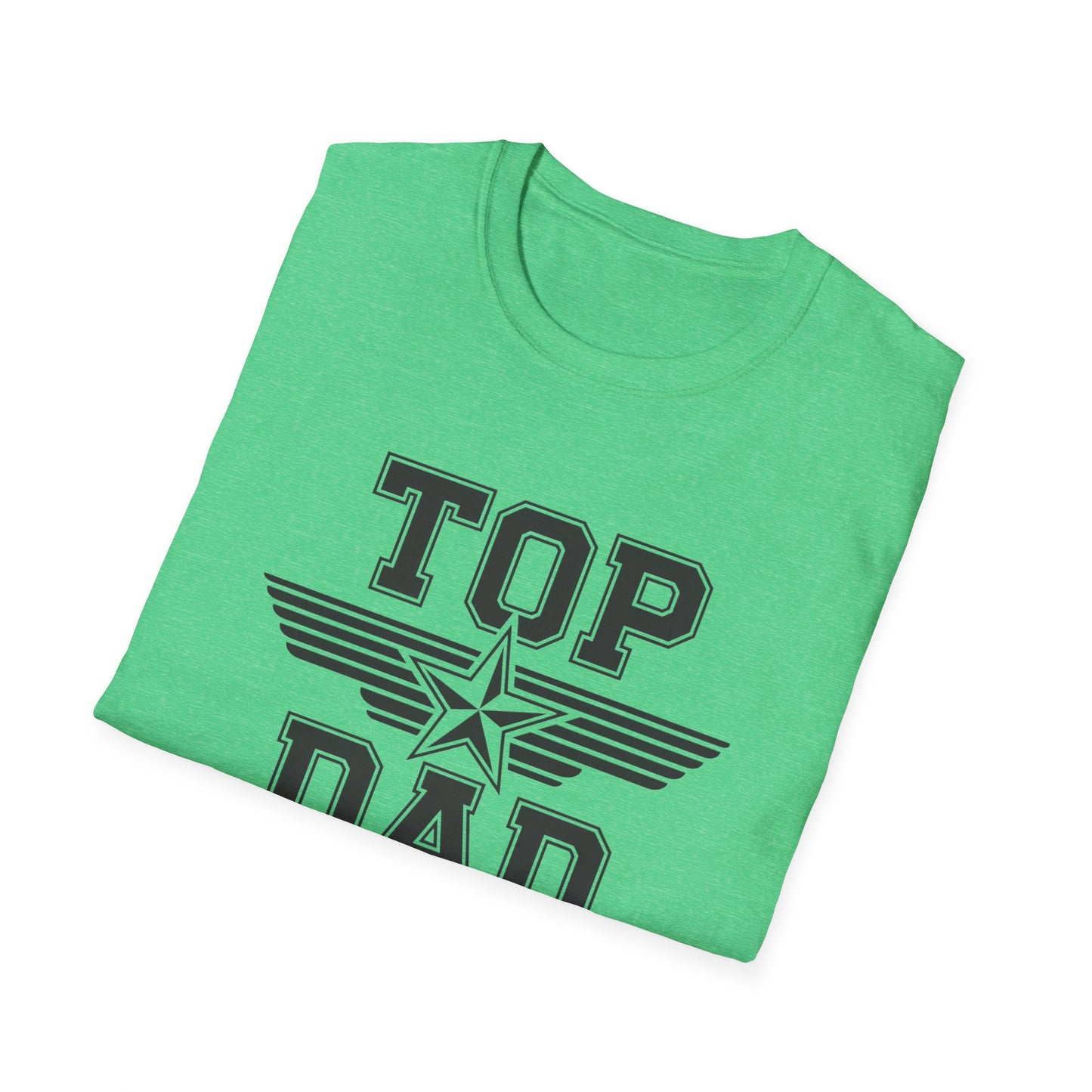 Top Dad Unisex Softstyle T-Shirt, Father's Day Gift, Casual Wear, Dad Shirt, Family Reunion Tee, Gift for Dad