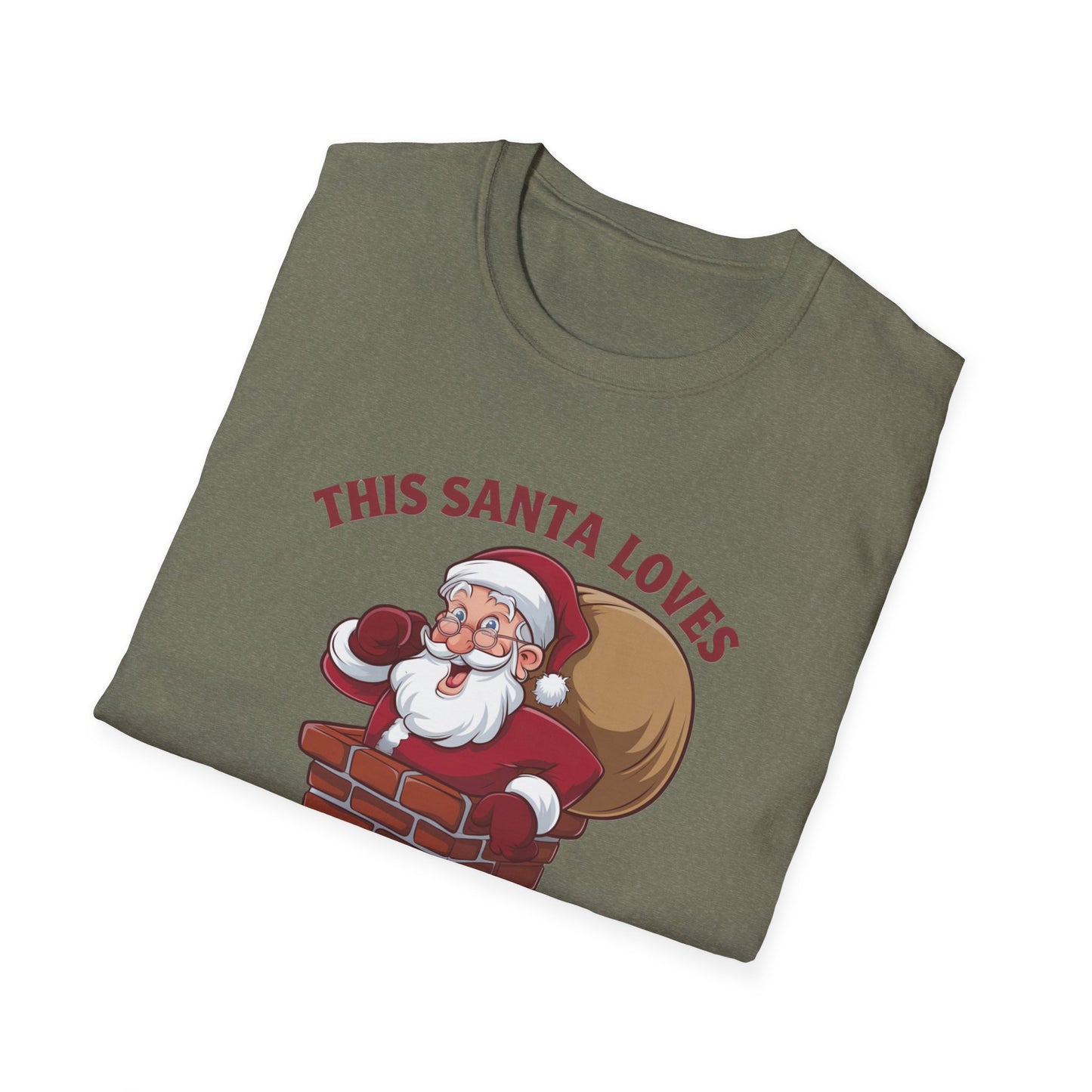 Funny Christmas Santa T-Shirt, Holiday Tee, Unisex Shirt, Christmas Gift, Humor Apparel, Festive Outfit