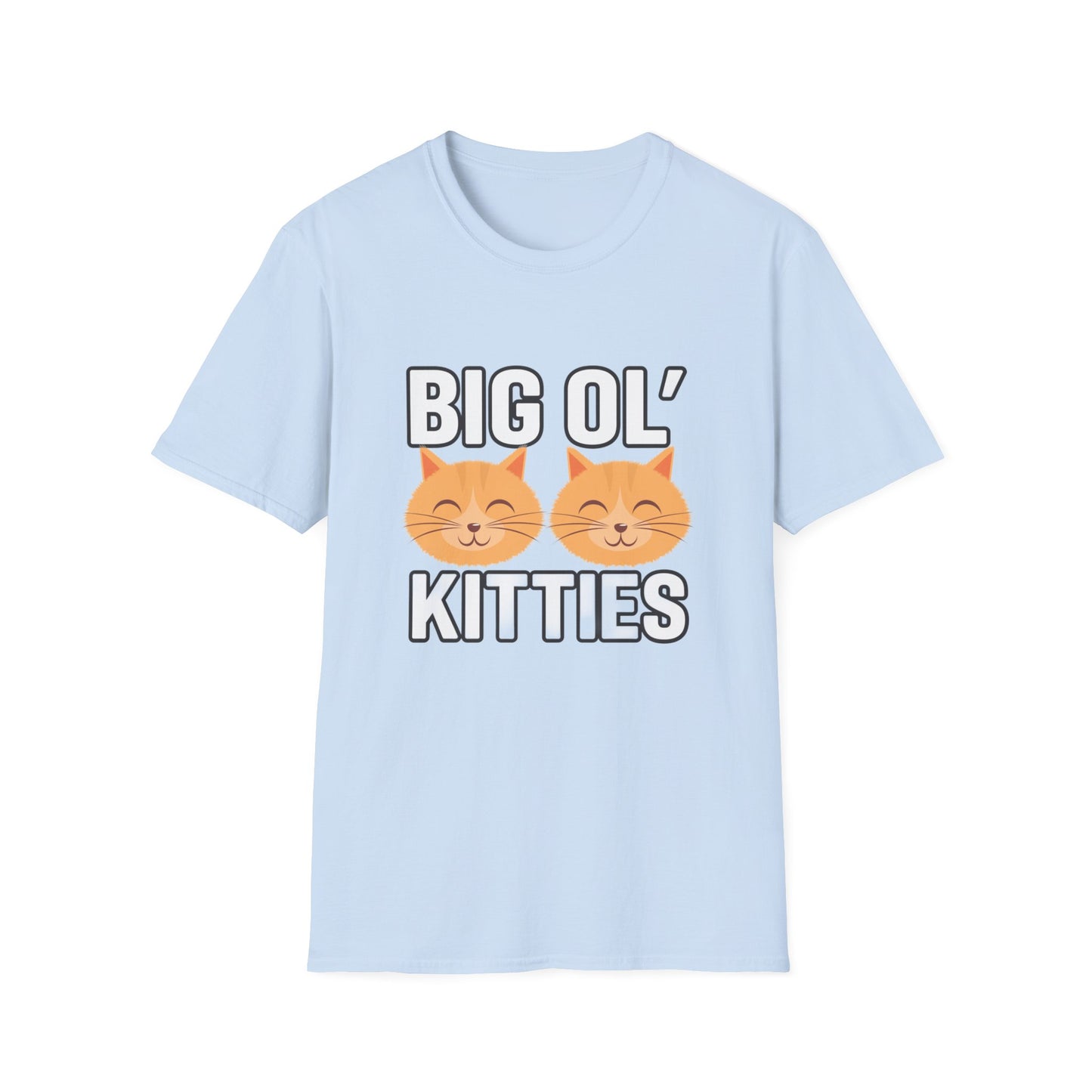 Big Ol' Kitties Unisex T-Shirt – Cute Cat Lover Tee for Everyday Wear