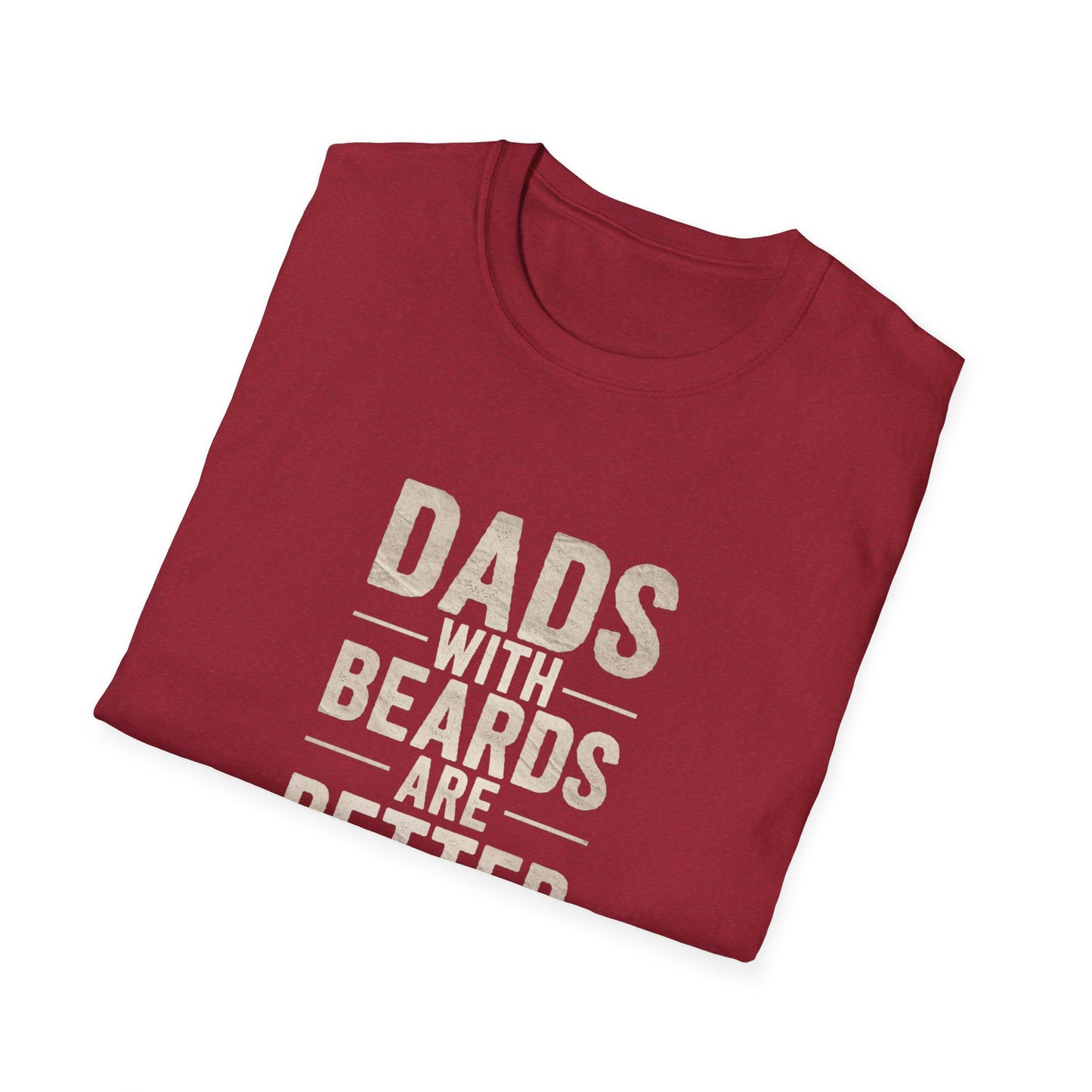 Dads with Beards Unisex Softstyle T-Shirt - Perfect Gift for Father's Day