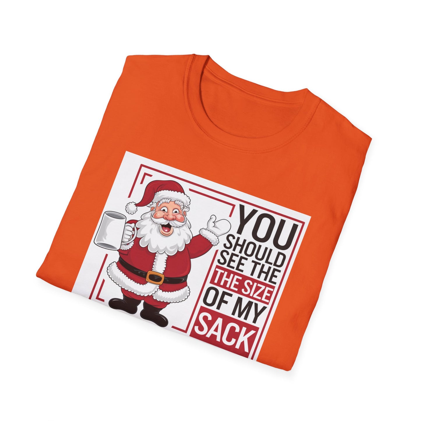 Funny Christmas Unisex T-Shirt, Holiday Gift, Santa Humor Tee, Xmas Party Shirt, Gift for Him/Her, Family Gathering Outfit
