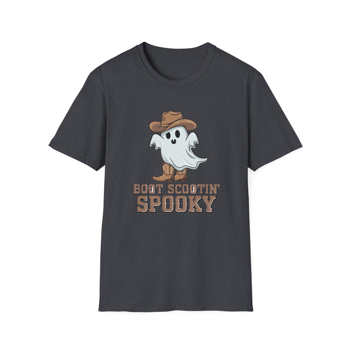 Ghostly Cowboy T-Shirt, Fun Halloween Tee, Spooky Ghost Shirt, Unisex Graphic Shirt, Witchy Casual Wear, Cute Halloween Gift