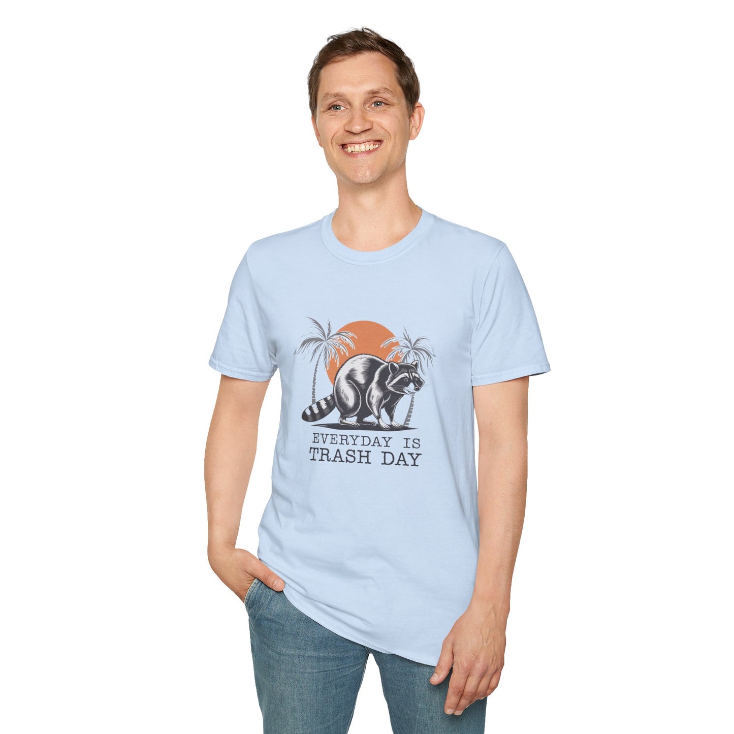 Everyday is Trash Day Unisex Softstyle T-Shirt - Fun Graphic Tee for Casual Wear