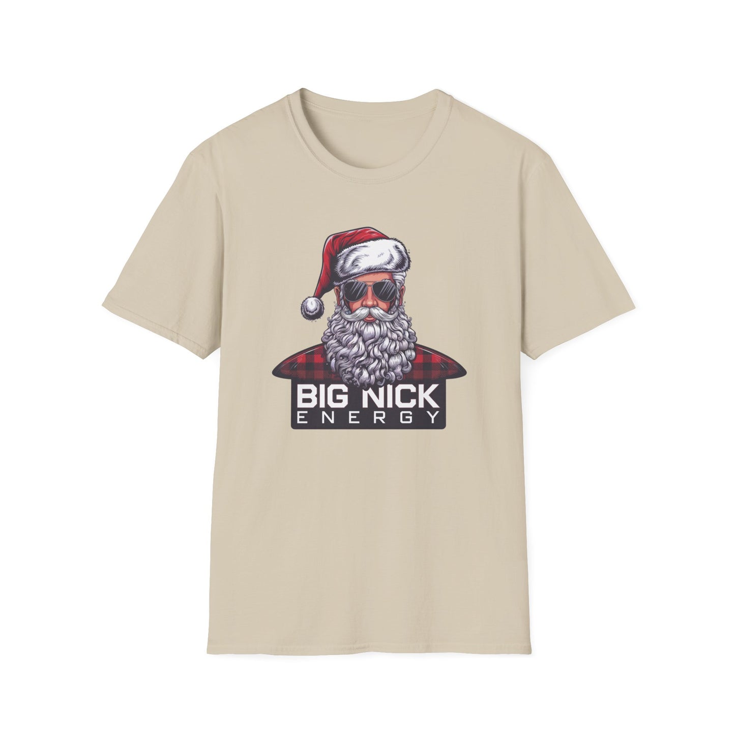 Christmas Santa T-Shirt, Funny Holiday Shirt, Unisex Gift, Festive Apparel, Big Nick Energy Tee