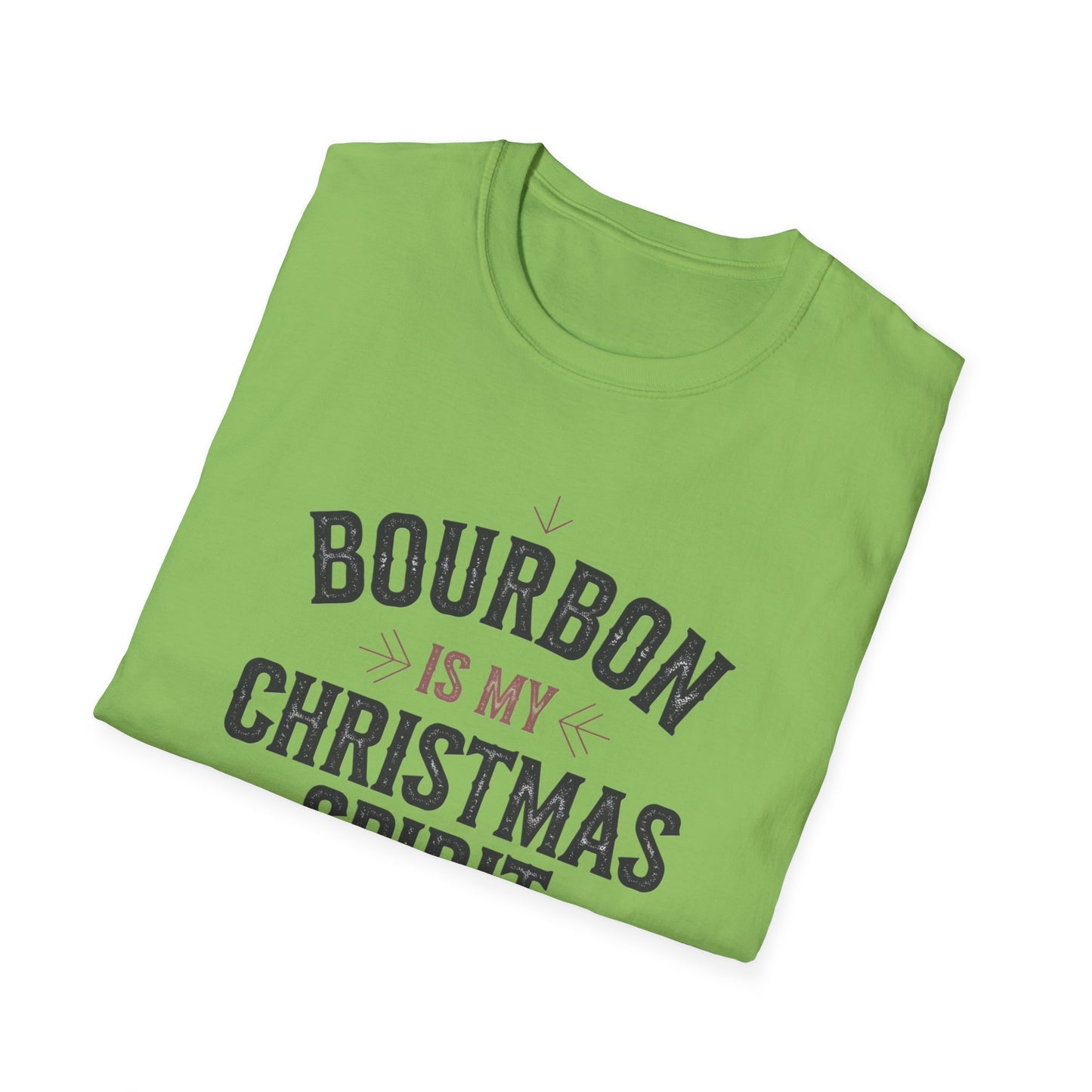 Bourbon-Themed Unisex T-Shirt | Perfect Holiday Gift, Christmas Party Attire, Festive Apparel, Gift for Bourbon Lovers