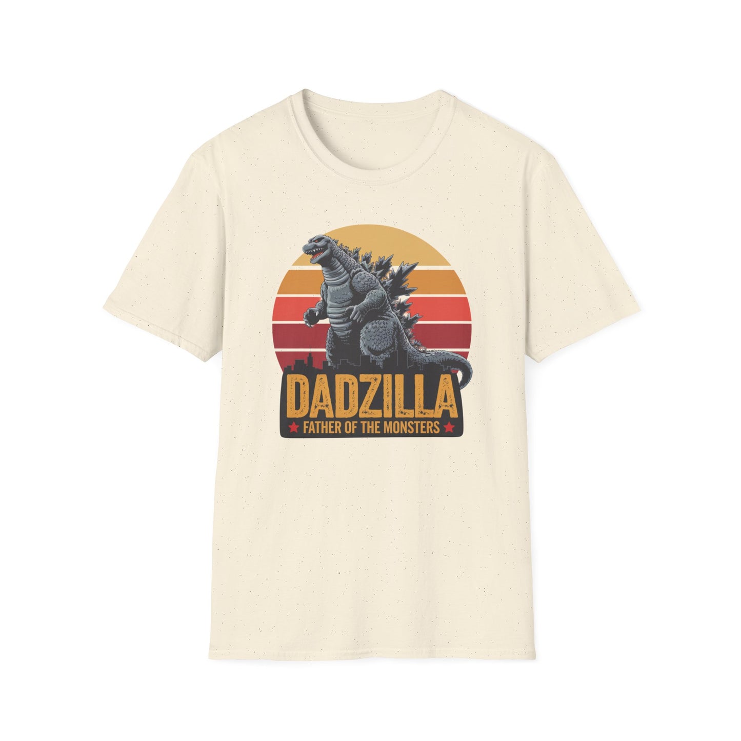 Dadzilla Tee - Unisex Softstyle T-Shirt for Dad Enthusiasts Fathers Day Gift