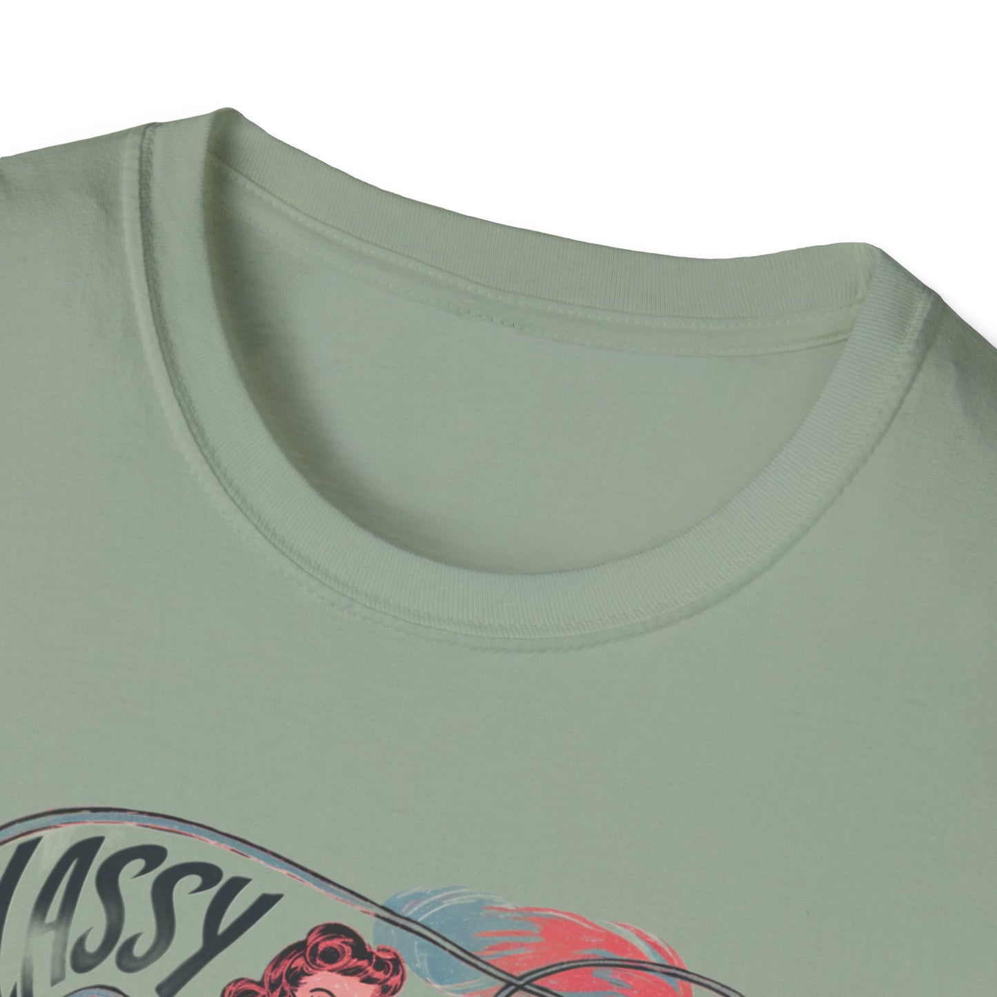 Classy & Badass Unisex T-Shirt, Vintage Chic Tee, Gift for Her, Empowerment Shirt, Casual Wear, Birthday Gift, Feminist Apparel