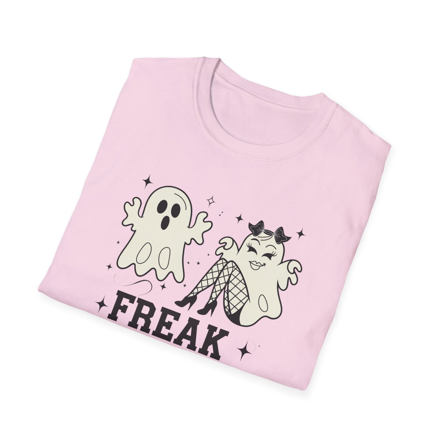 Freak in the Sheets Unisex T-Shirt, Funny Halloween Tee, Ghost & Witch Graphic Shirt, Spooky Season Apparel, Gift for Her