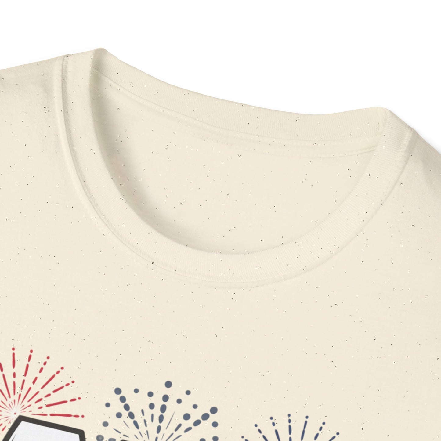 Red, Wine & Blue Unisex Softstyle T-Shirt, Summer BBQ, Fourth of July, Wine Lovers Gift, Patriotic Outfit, Casual Wear