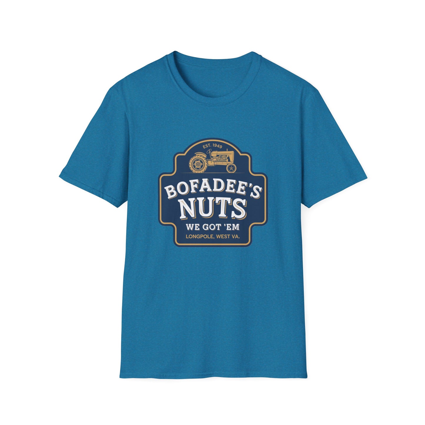 Vintage Bofadee's Nuts Unisex Softstyle T-Shirt - Fun and Casual Tees for All Occasions