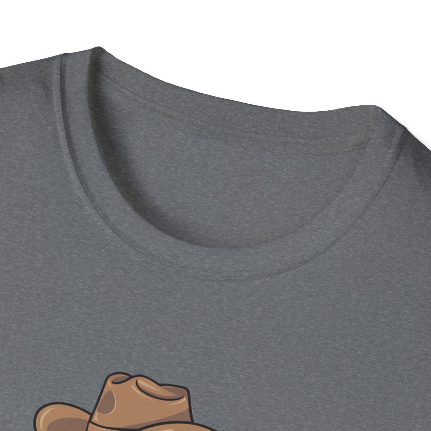 Ghostly Cowboy T-Shirt, Fun Halloween Tee, Spooky Ghost Shirt, Unisex Graphic Shirt, Witchy Casual Wear, Cute Halloween Gift