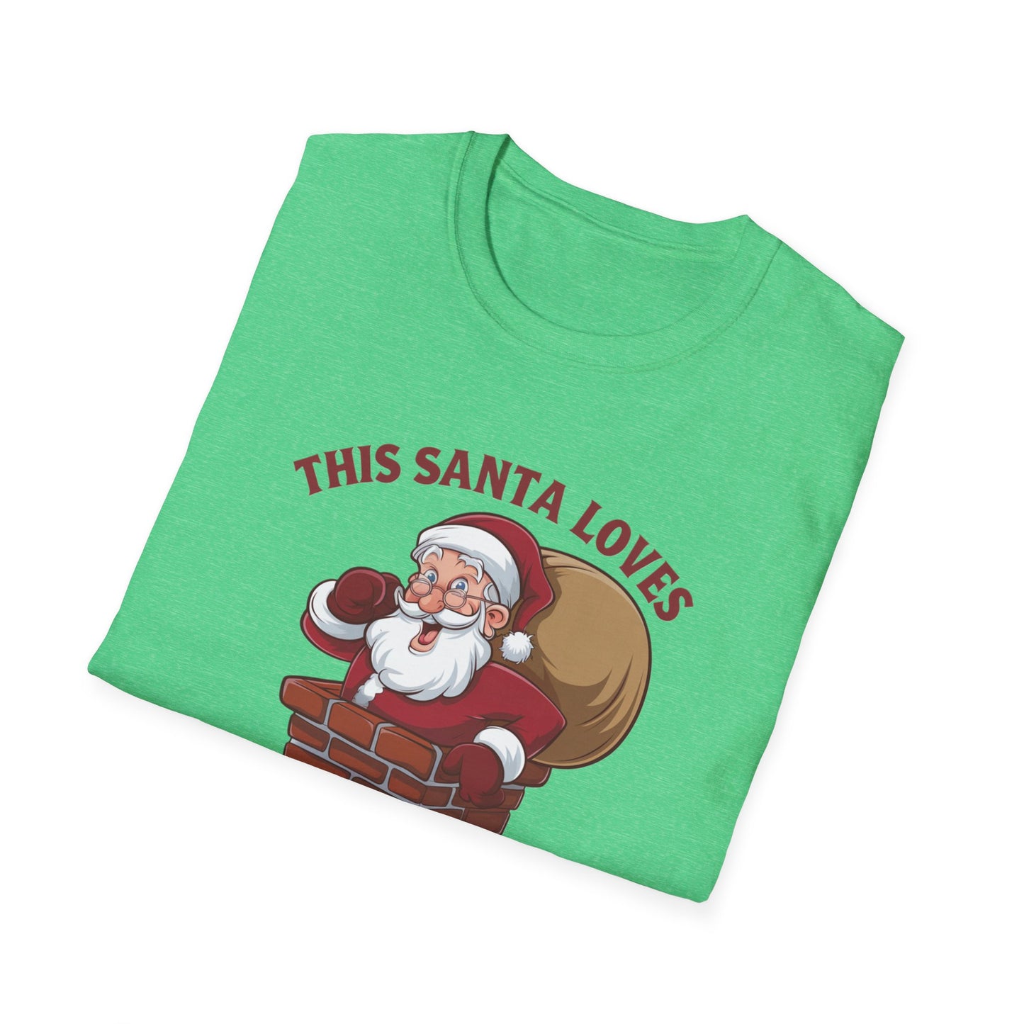 Funny Christmas Santa T-Shirt, Holiday Tee, Unisex Shirt, Christmas Gift, Humor Apparel, Festive Outfit