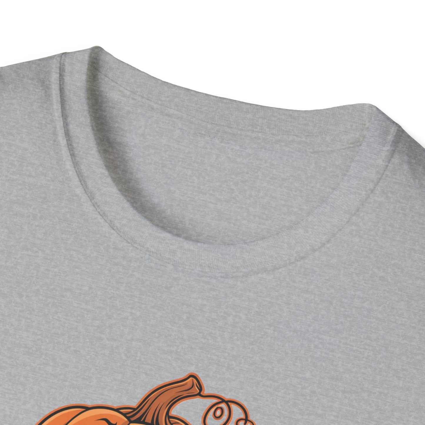 Funny Pumpkin Pi Unisex Softstyle T-Shirt - Halloween Tee, Math Lover Shirt, Fall Apparel, Seasonal Gift, Casual Outfit
