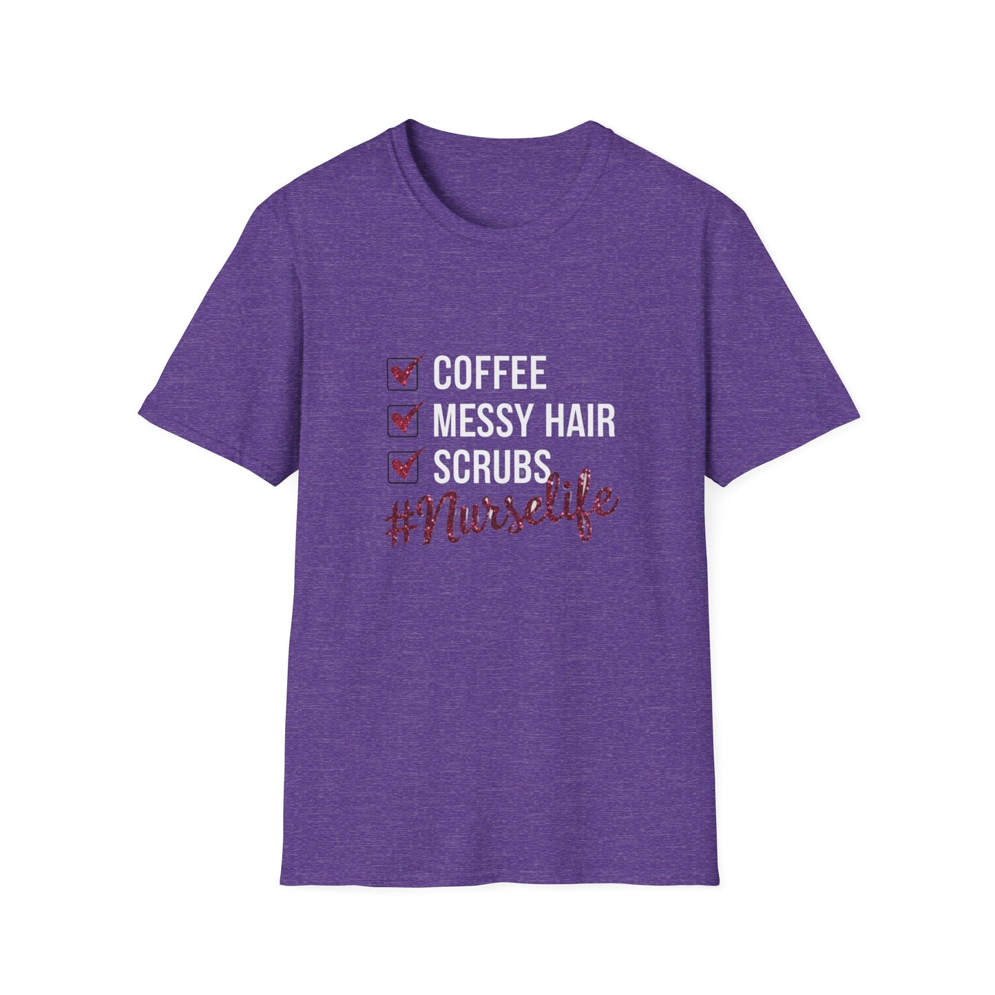 Nurse Life Unisex Softstyle T-Shirt - Perfect for Healthcare Professionals
