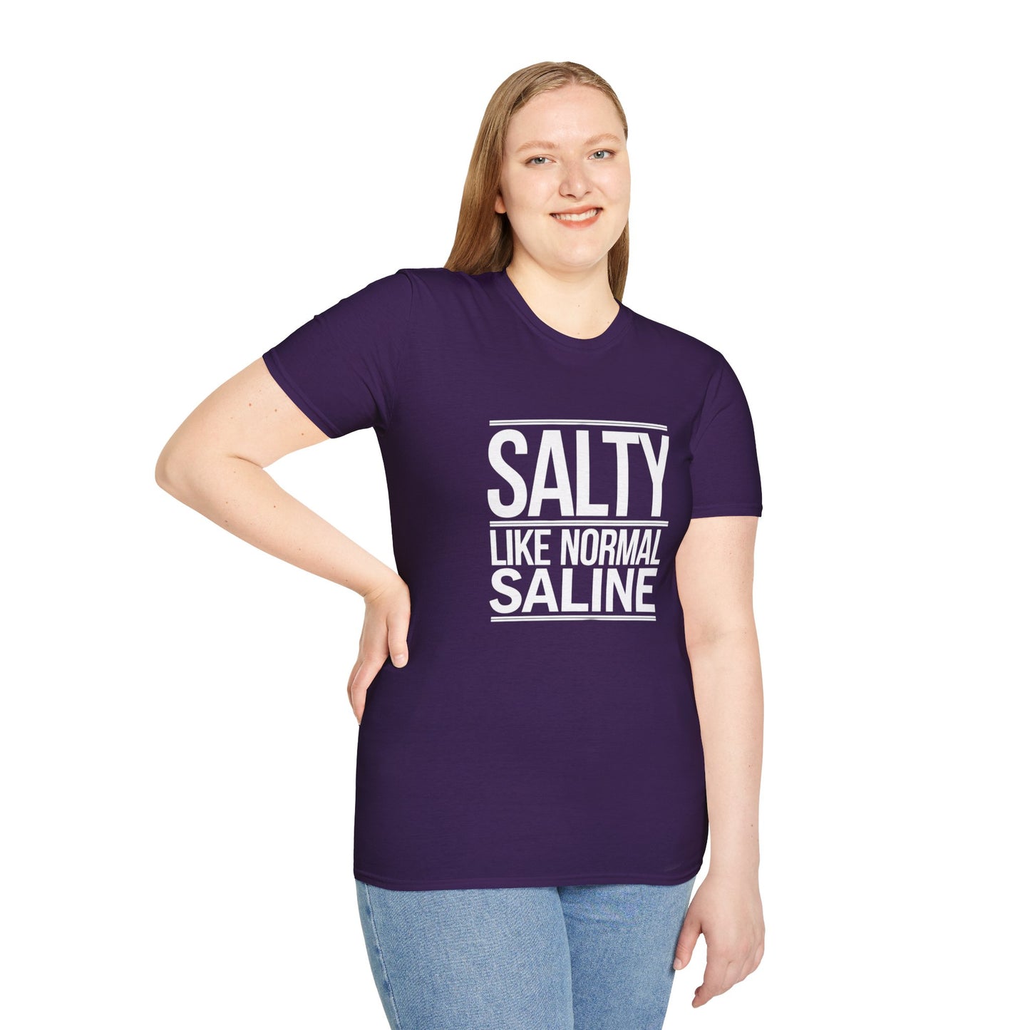 Salty Like Normal Saline Unisex Softstyle T-Shirt