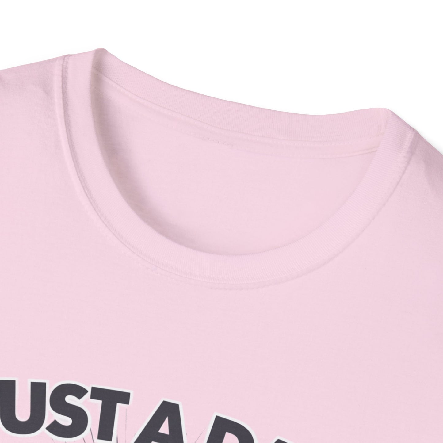 Just a Dad Unisex Softstyle T-Shirt - Humorous Father's Day Gift, Comfortable Casual Wear