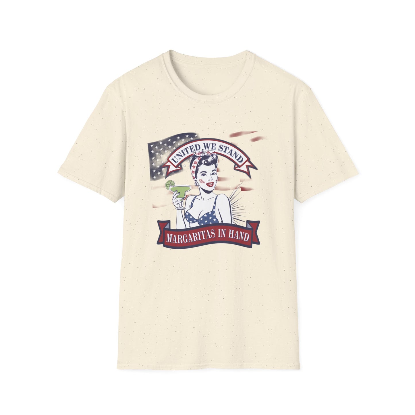 Patriotic Margarita Unisex T-Shirt - 'United We Stand' Design