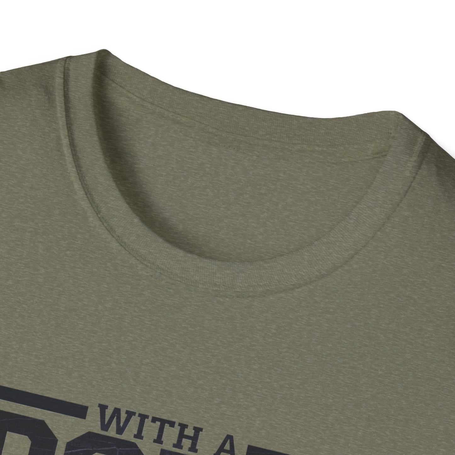 Body Positive Unisex Softstyle T-Shirt - "With a Body Like This, Who Needs Hair?" Fathers Day