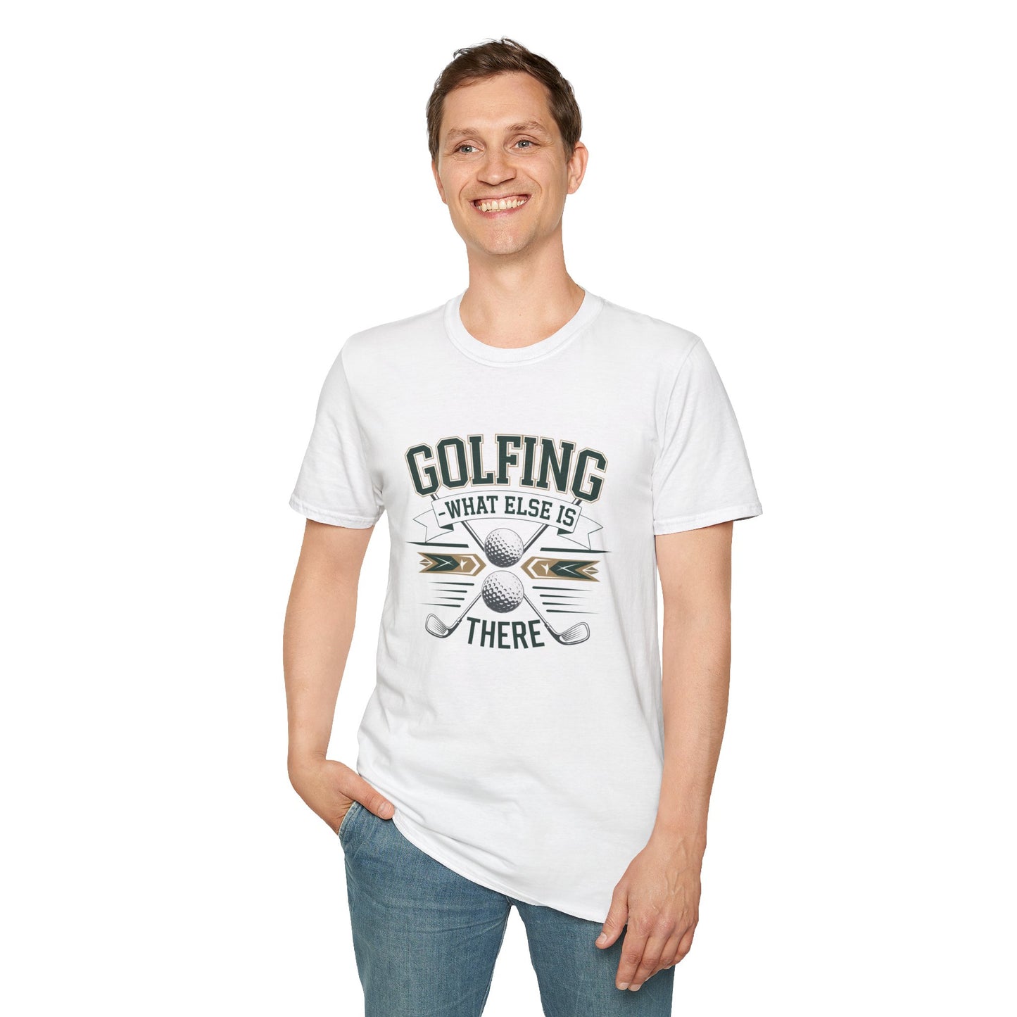 Golfing Theme Softstyle T-Shirt – Perfect for Golf Lovers!