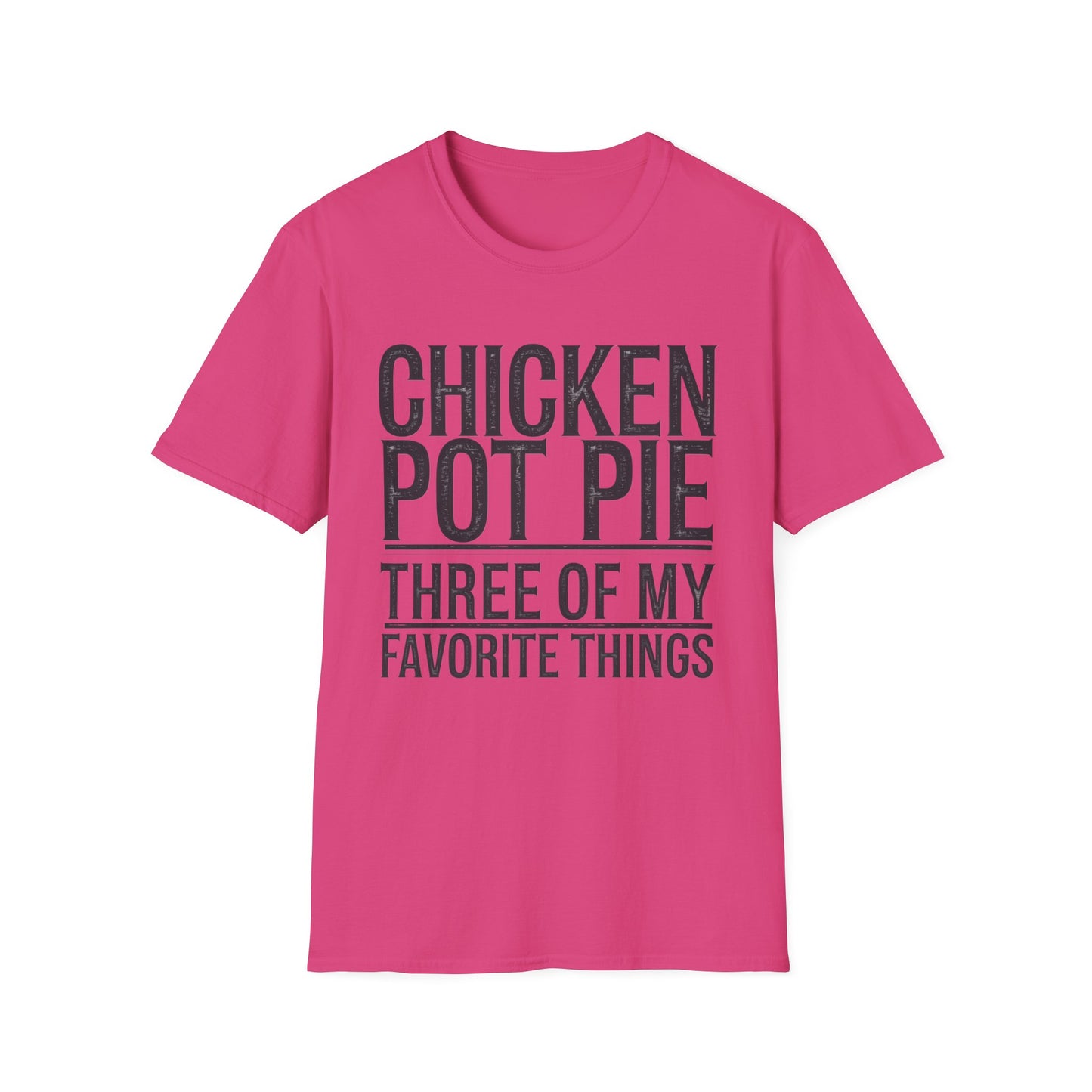 Funny Chicken Pot Pie Unisex Softstyle T-Shirt | Perfect for Food Lovers