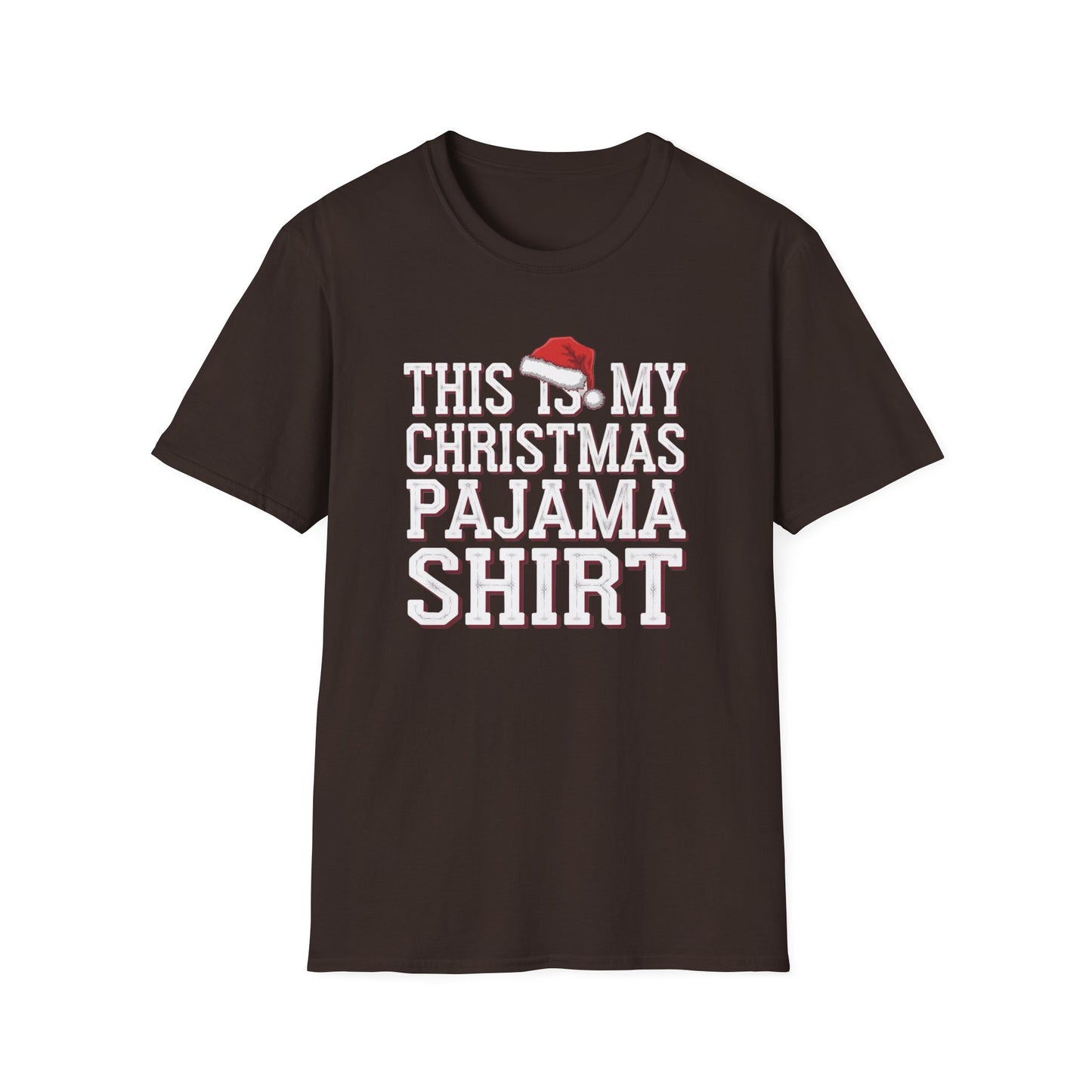 This is My Christmas Pajama Shirt - Unisex Softstyle Tee, Holiday Gift, Cozy T-Shirt, Christmas Pajama, Fun Winter Wear