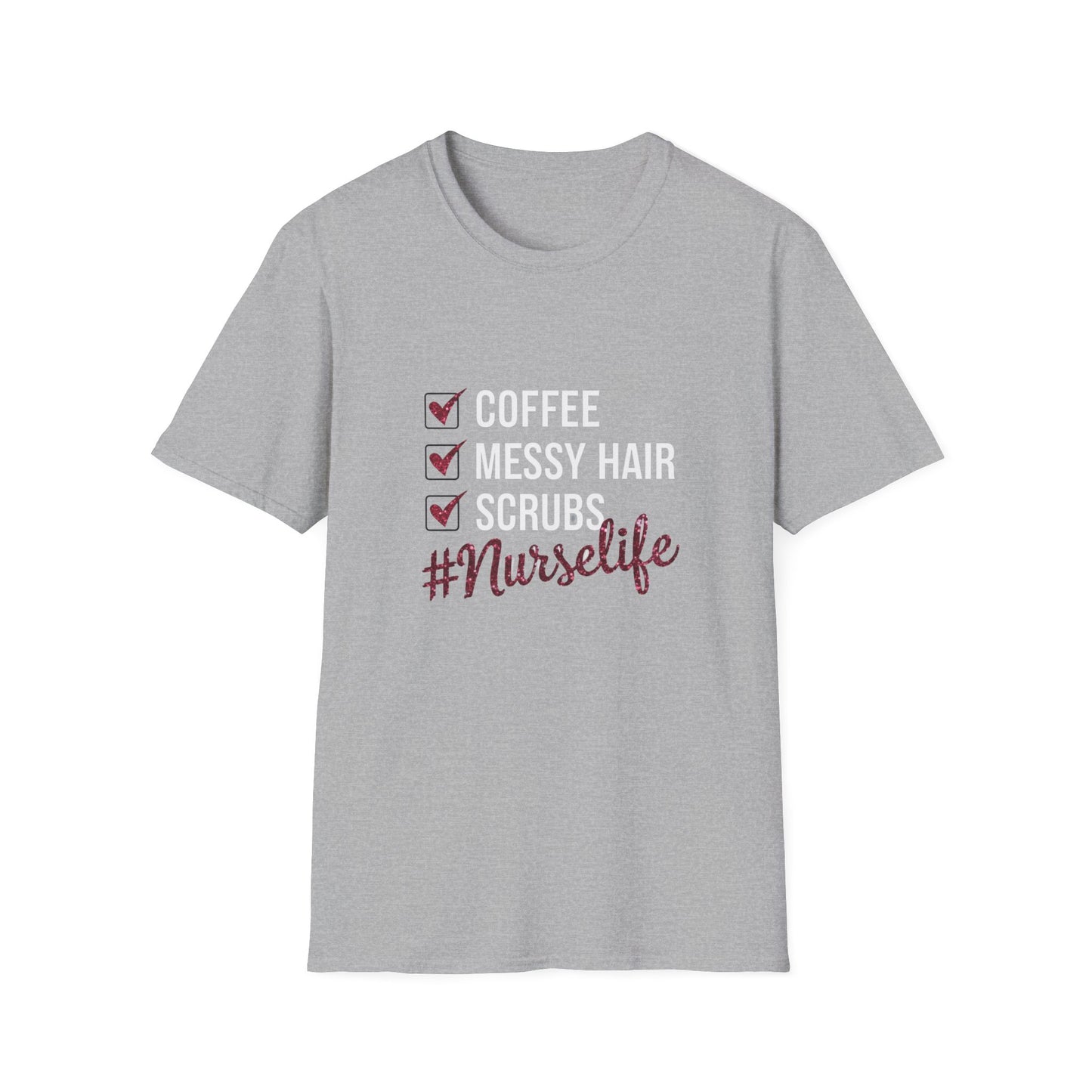 Nurse Life Unisex Softstyle T-Shirt - Perfect for Healthcare Professionals