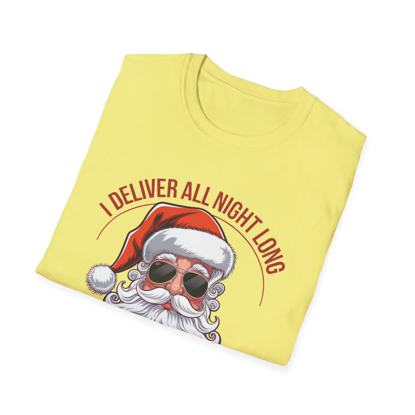 Santa Delivery T-Shirt, Funny Christmas Shirt, Holiday Gift, Relaxed Fit Tee, Unisex Tee for Christmas Lovers