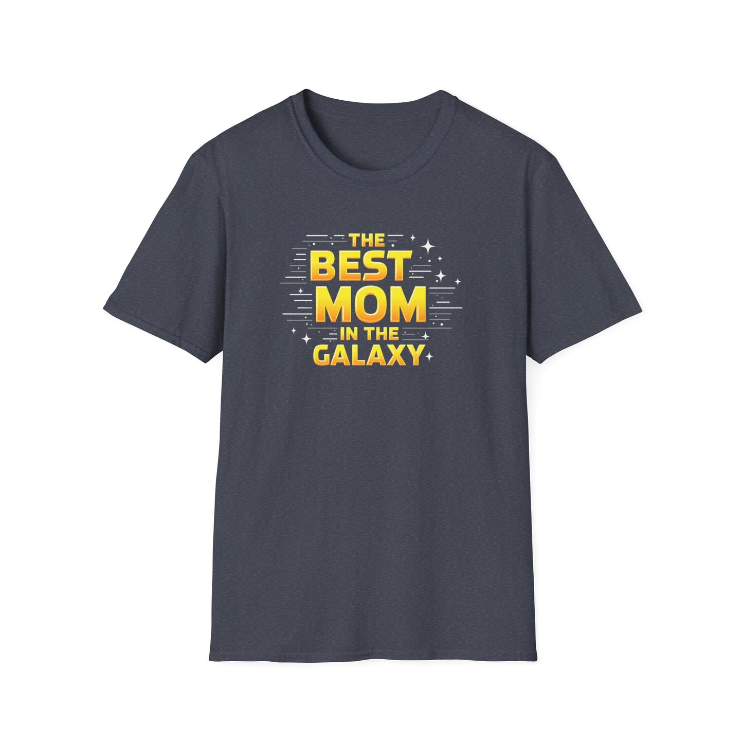 Best Mom in the Galaxy T-Shirt - Unisex Softstyle Tee for Mother's Day, Birthday Gift, Mom Appreciation, Casual Wear, Family Gatherings