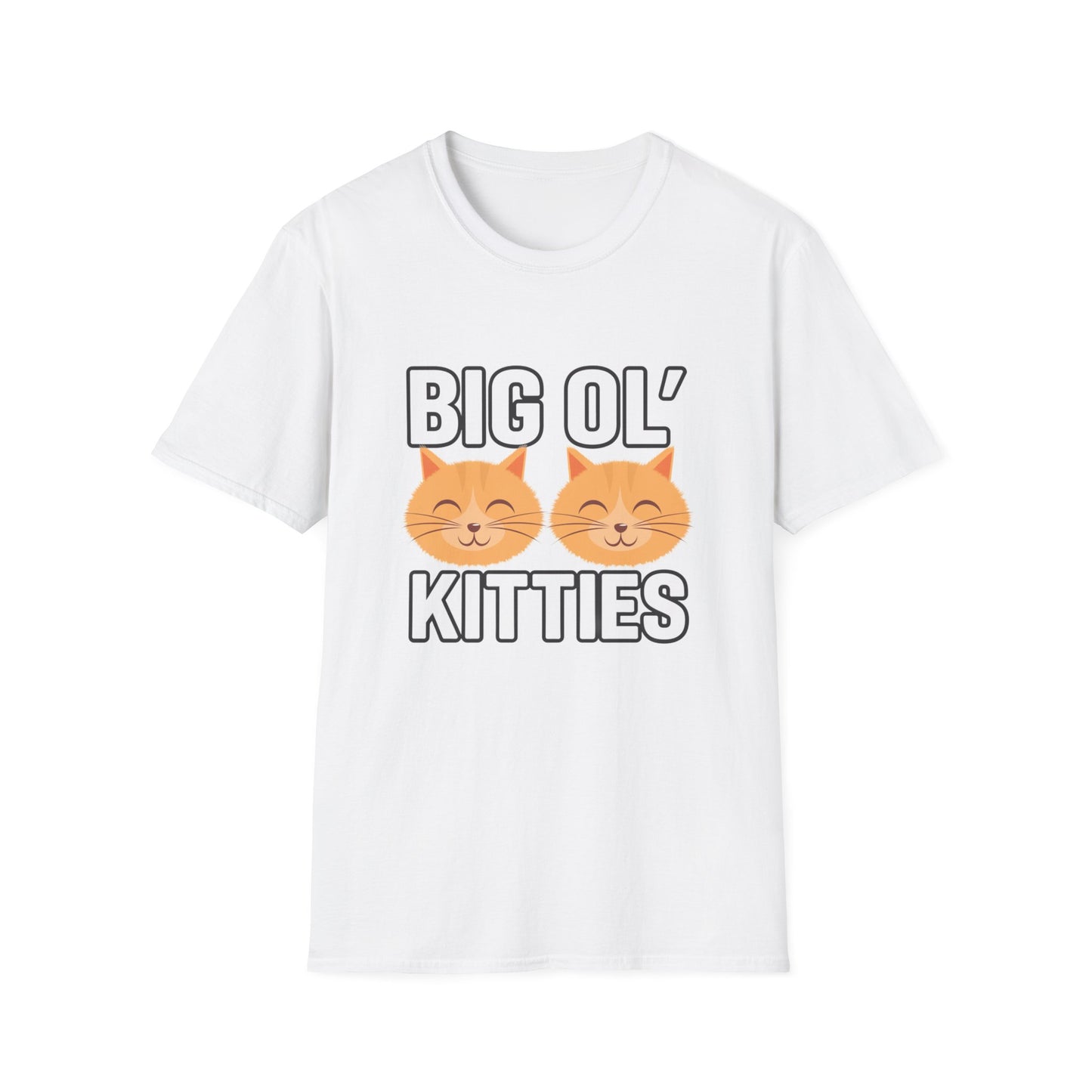 Big Ol' Kitties Unisex T-Shirt – Cute Cat Lover Tee for Everyday Wear