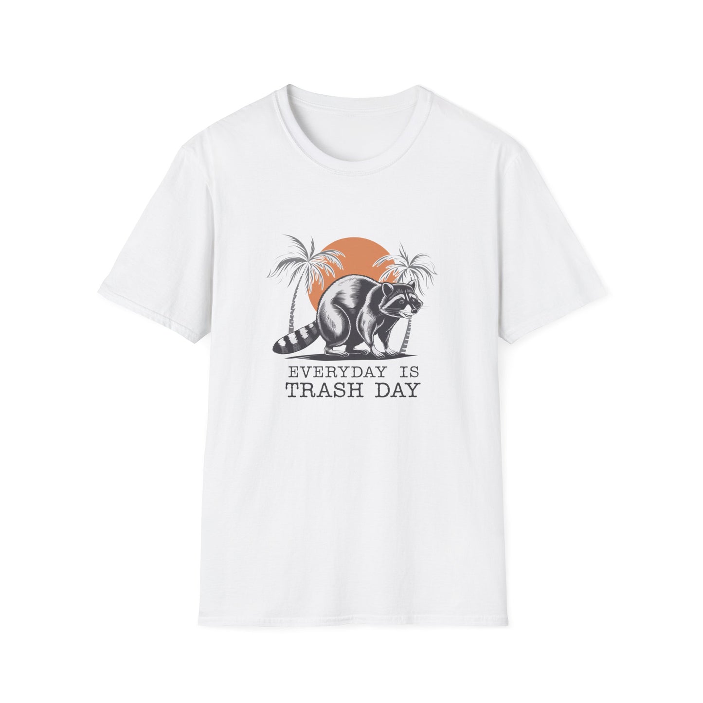 Everyday is Trash Day Unisex Softstyle T-Shirt - Fun Graphic Tee for Casual Wear