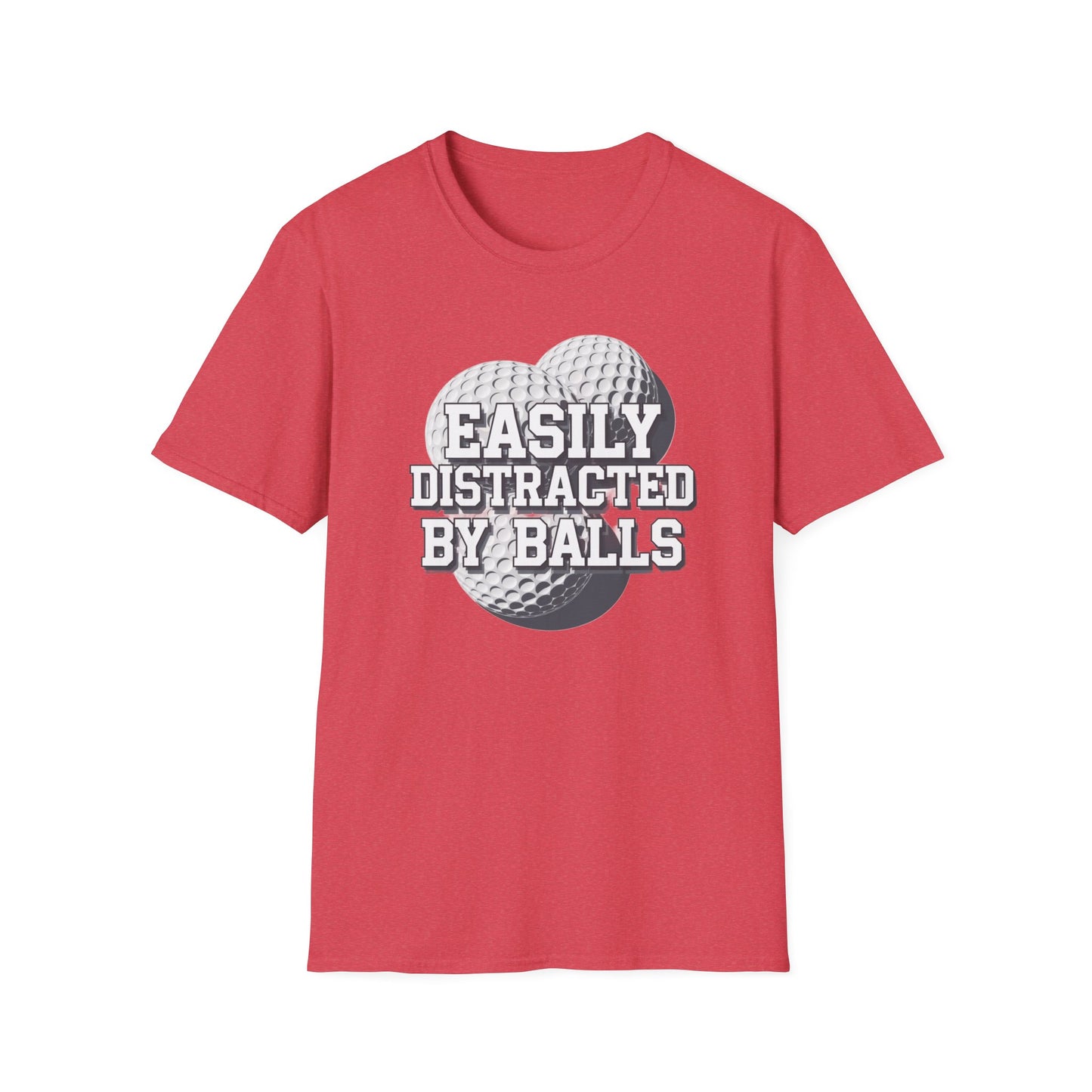 Easily Distracted Golf T-Shirt | Unisex Softstyle Tee for Golf Lovers