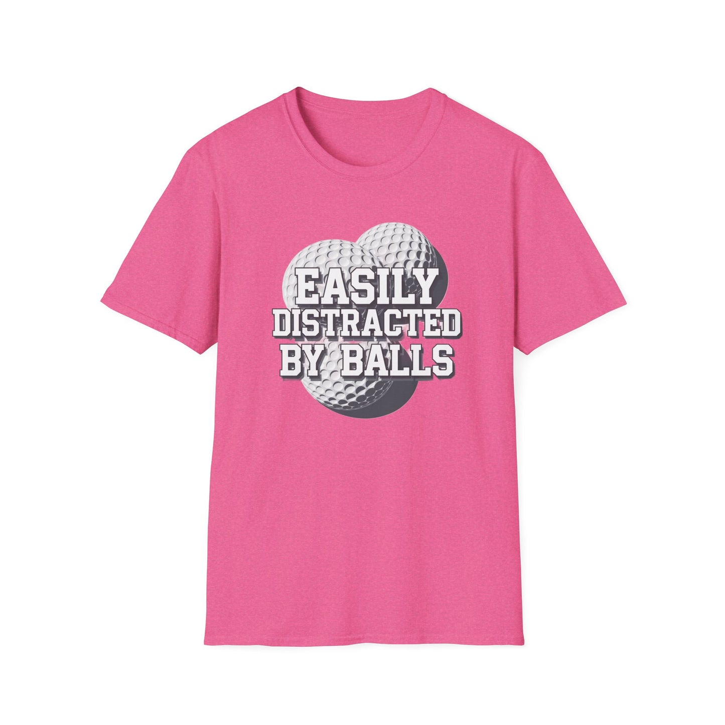 Easily Distracted Golf T-Shirt | Unisex Softstyle Tee for Golf Lovers