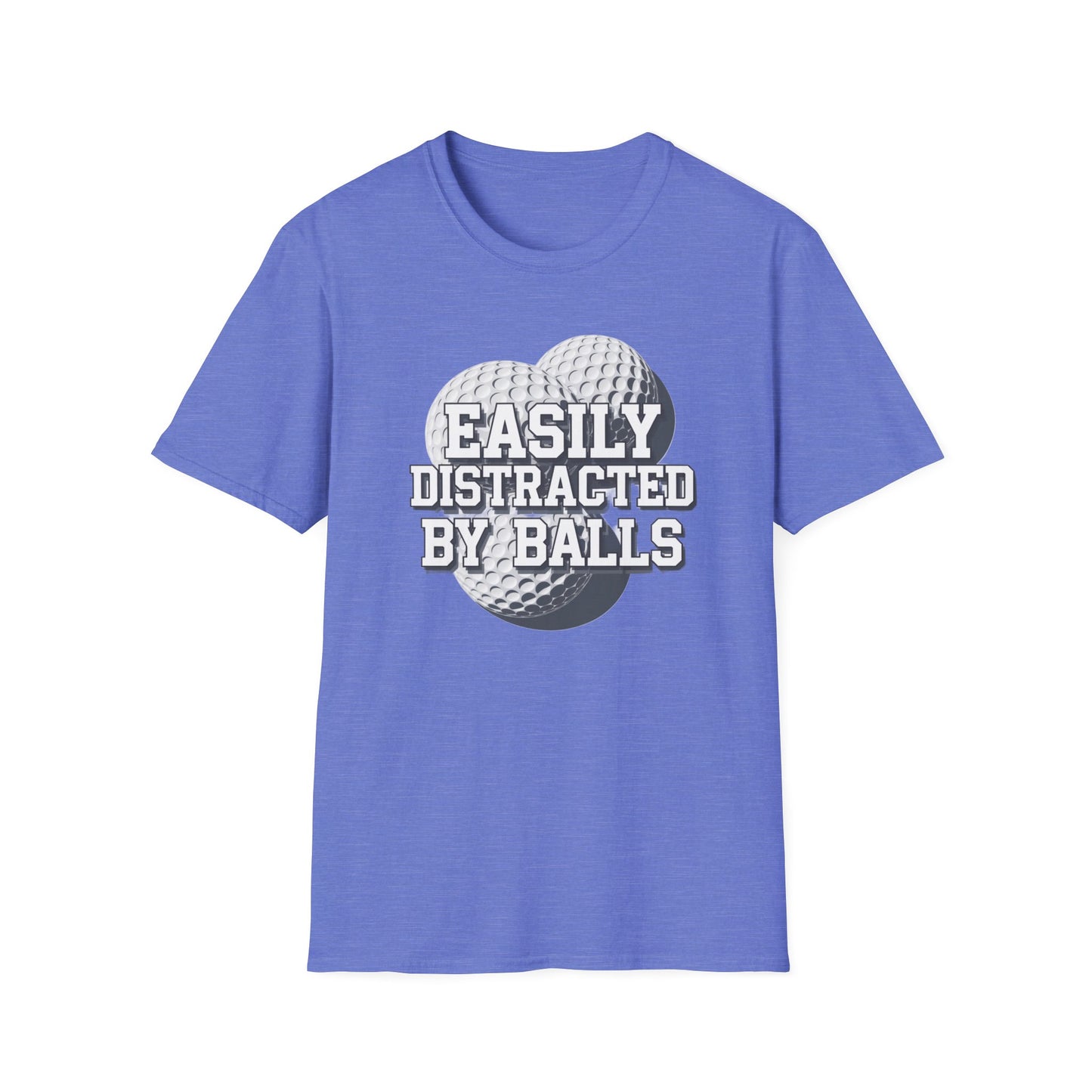 Easily Distracted Golf T-Shirt | Unisex Softstyle Tee for Golf Lovers