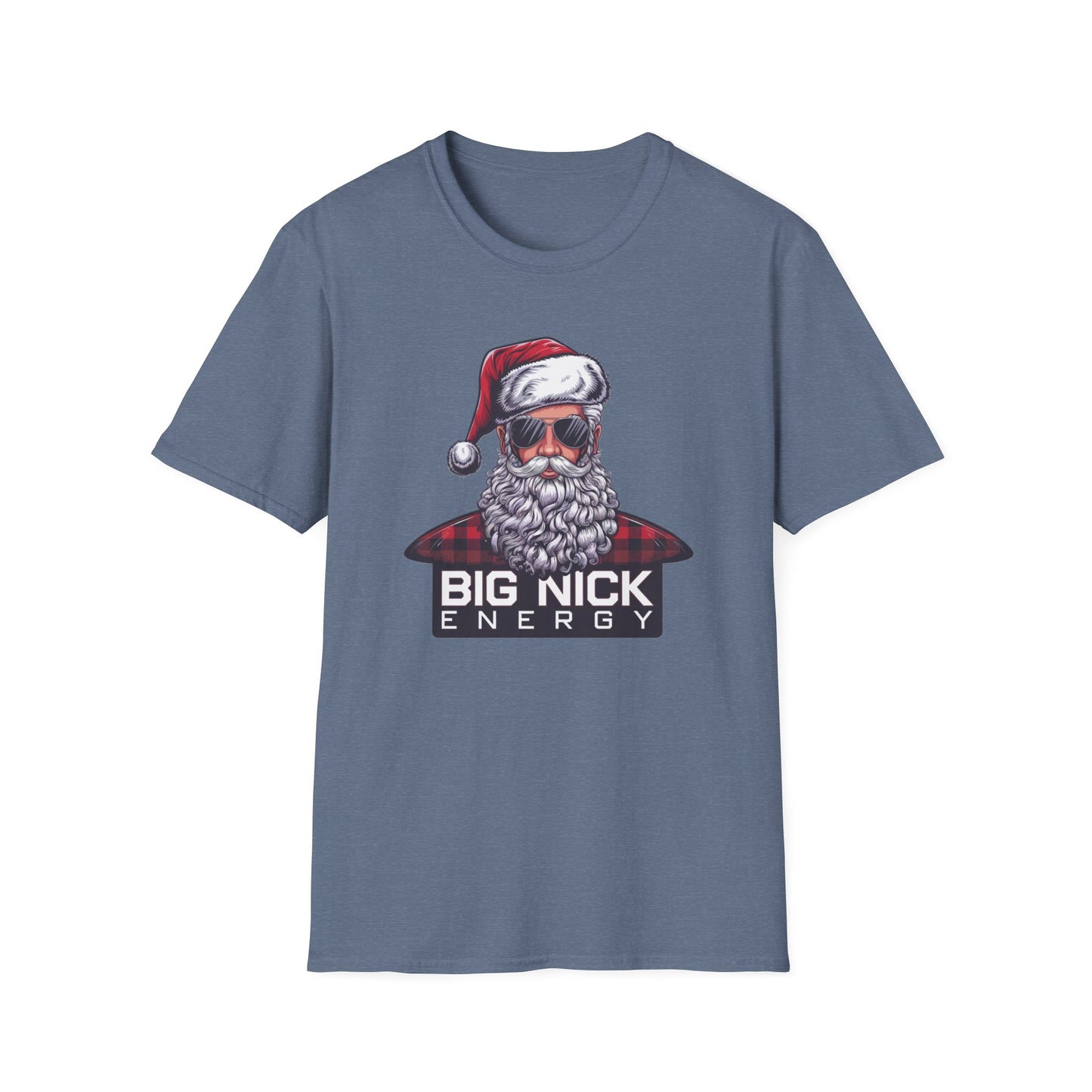 Christmas Santa T-Shirt, Funny Holiday Shirt, Unisex Gift, Festive Apparel, Big Nick Energy Tee