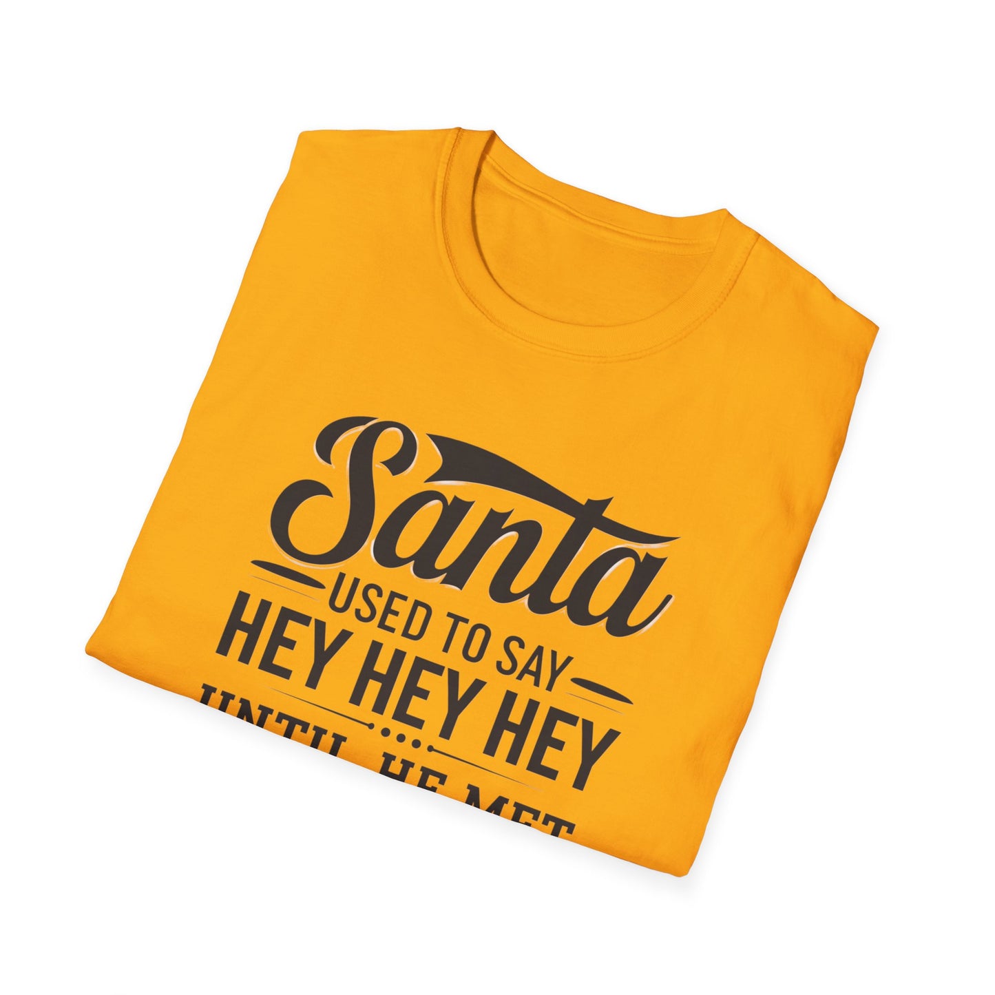 Funny Santa T-Shirt for Christmas, Holiday Shirt, Unisex Graphic Tee, Gift for Mom, Family Gathering Tee, Fun Holiday Apparel