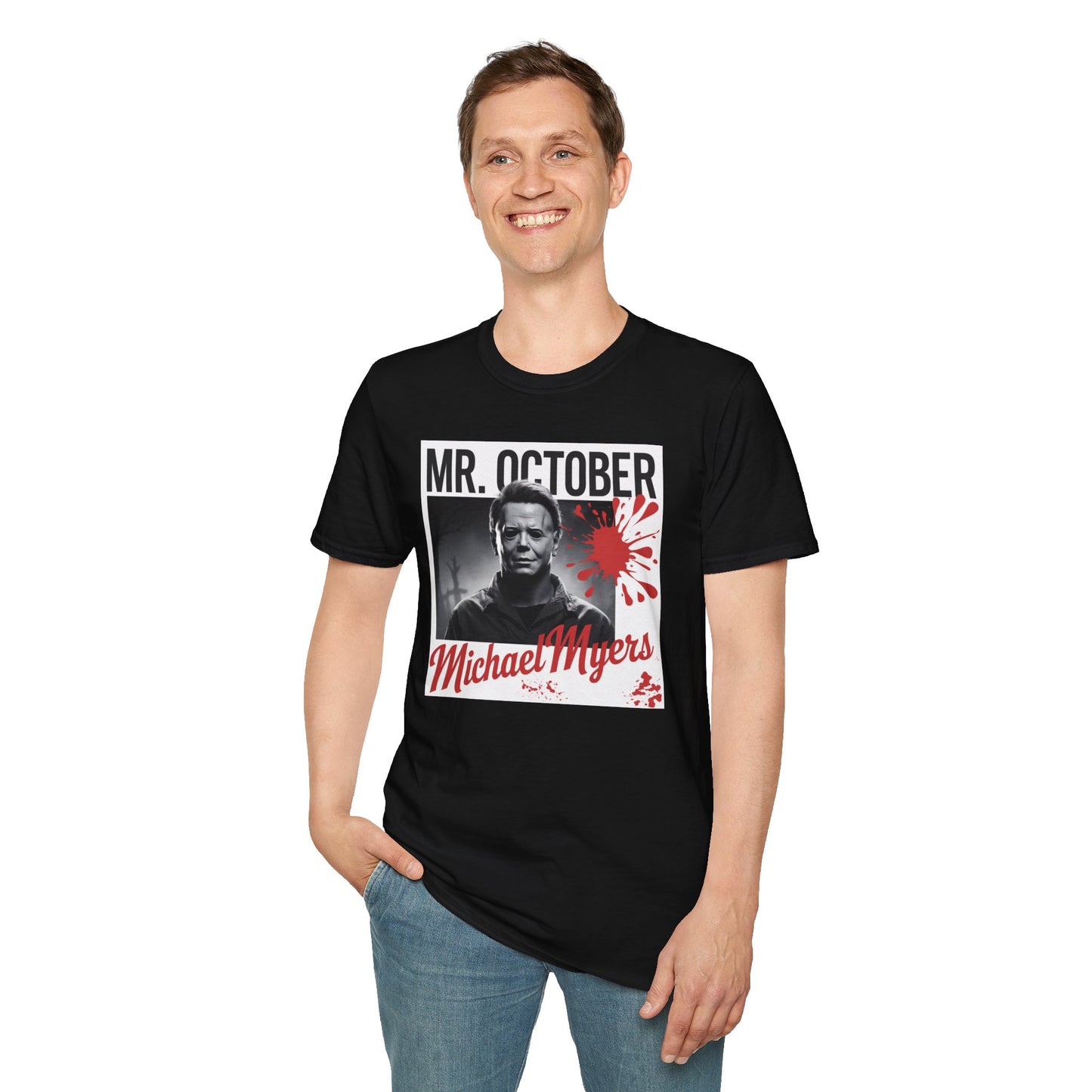 Halloween Horror T-Shirt, Unisex October Tee, Michael Myers Apparel, Spooky Season Shirt, Horror Movie Fan Gift