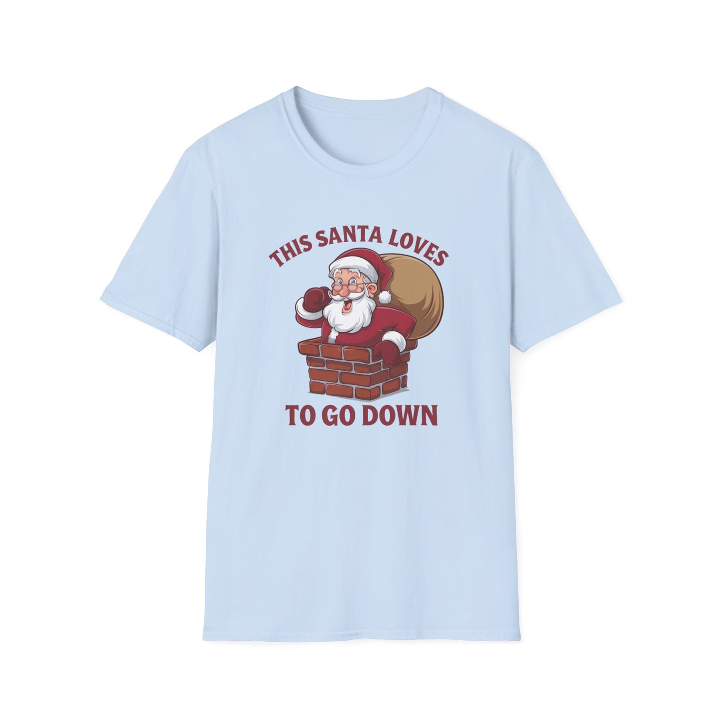 Funny Christmas Santa T-Shirt, Holiday Tee, Unisex Shirt, Christmas Gift, Humor Apparel, Festive Outfit