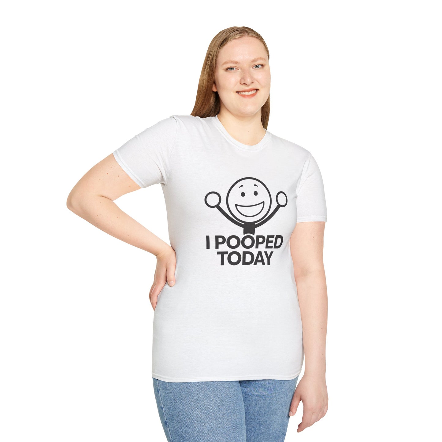 Funny Unisex T-Shirt - 'I Pooped Today' Humor Tee