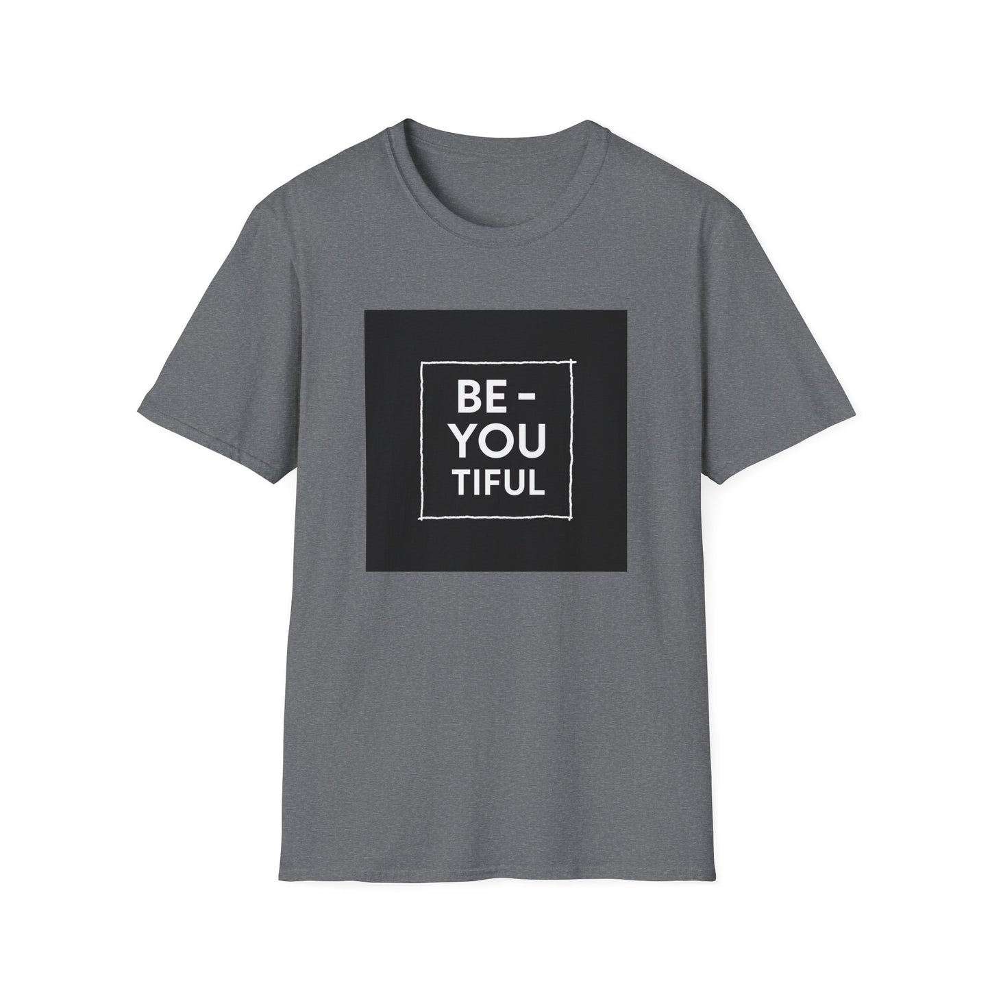 Be-You-Tiful Unisex Softstyle T-Shirt - Inspiring Message Shirt, Casual Wear, Gift for Friends, Motivational Apparel, Everyday Comfort