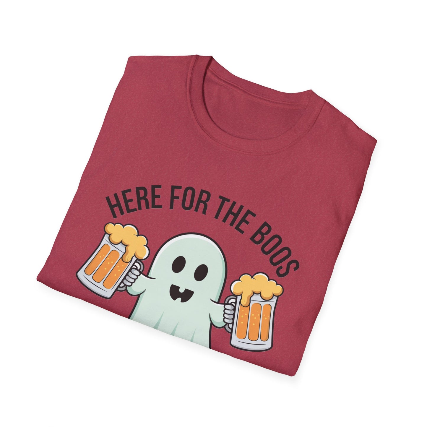 Ghostly Humor Unisex T-Shirt - Perfect for Halloween, Casual Outings, and Party Vibes, Fun Apparel, Spooky Season Tee, Gift for Friends