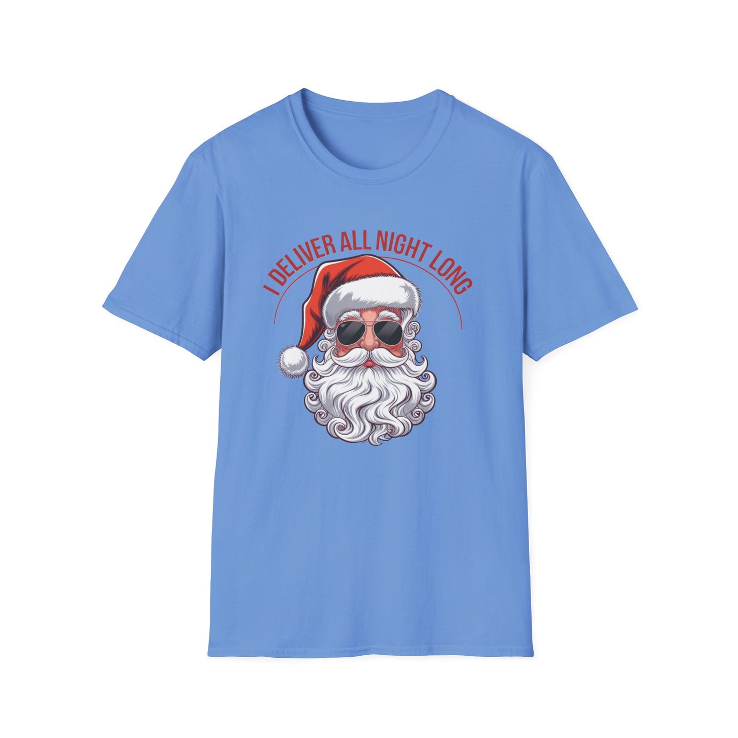 Santa Delivery T-Shirt, Funny Christmas Shirt, Holiday Gift, Relaxed Fit Tee, Unisex Tee for Christmas Lovers