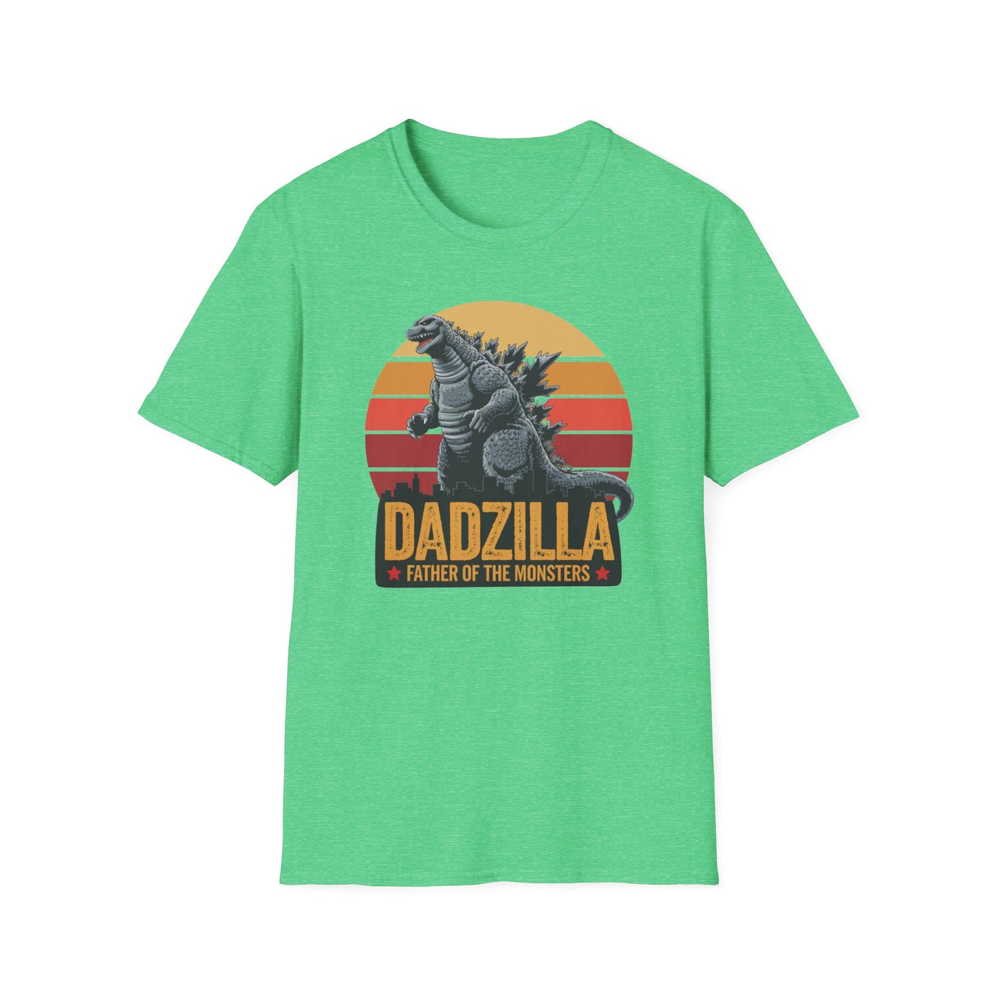 Dadzilla Tee - Unisex Softstyle T-Shirt for Dad Enthusiasts Fathers Day Gift