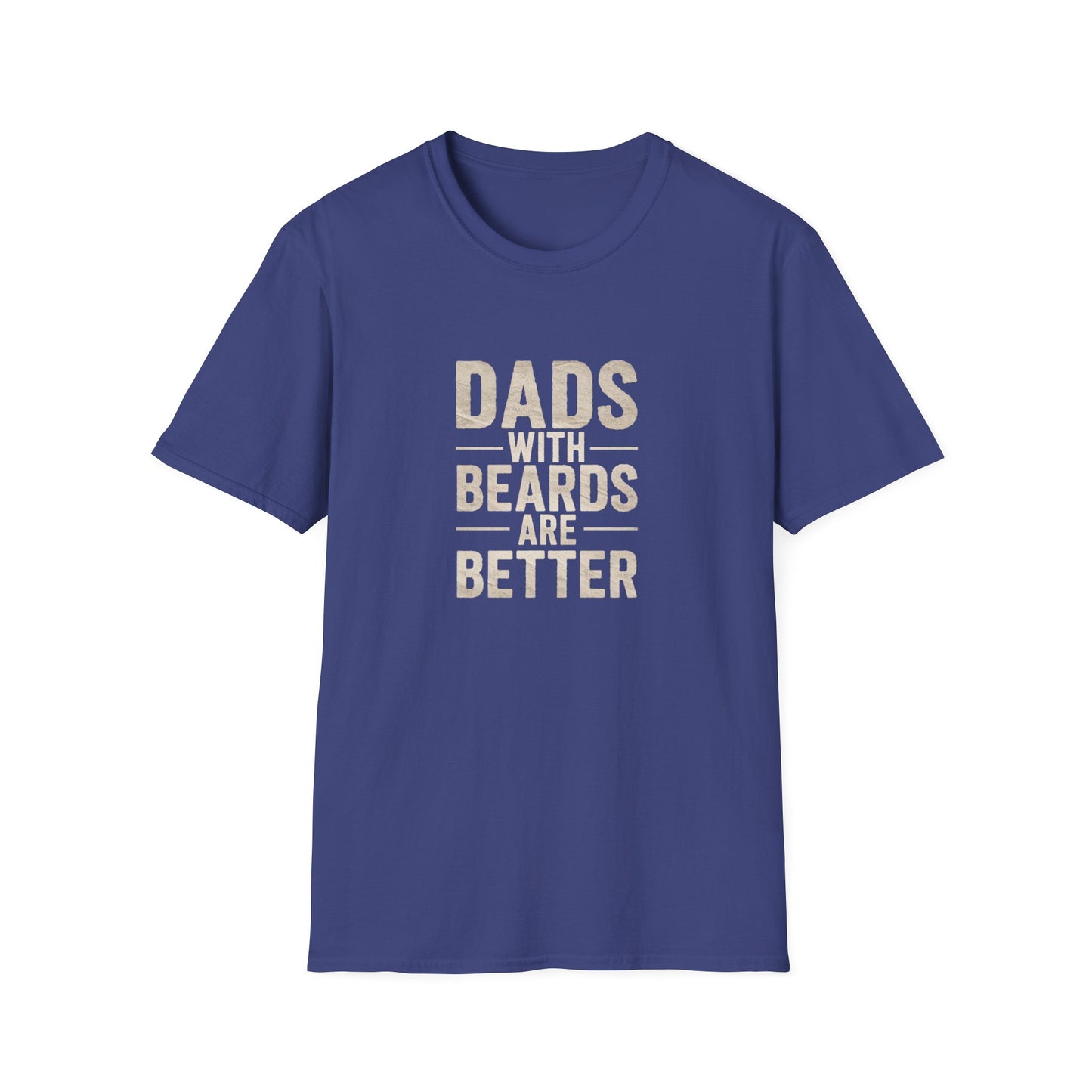 Dads with Beards Unisex Softstyle T-Shirt - Perfect Gift for Father's Day