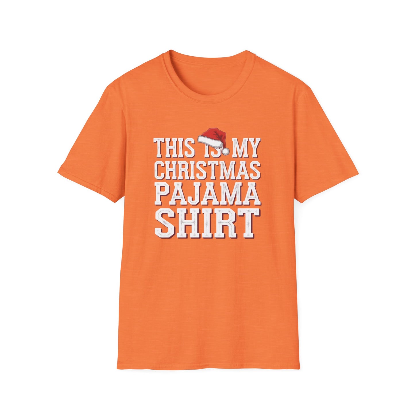 This is My Christmas Pajama Shirt - Unisex Softstyle Tee, Holiday Gift, Cozy T-Shirt, Christmas Pajama, Fun Winter Wear