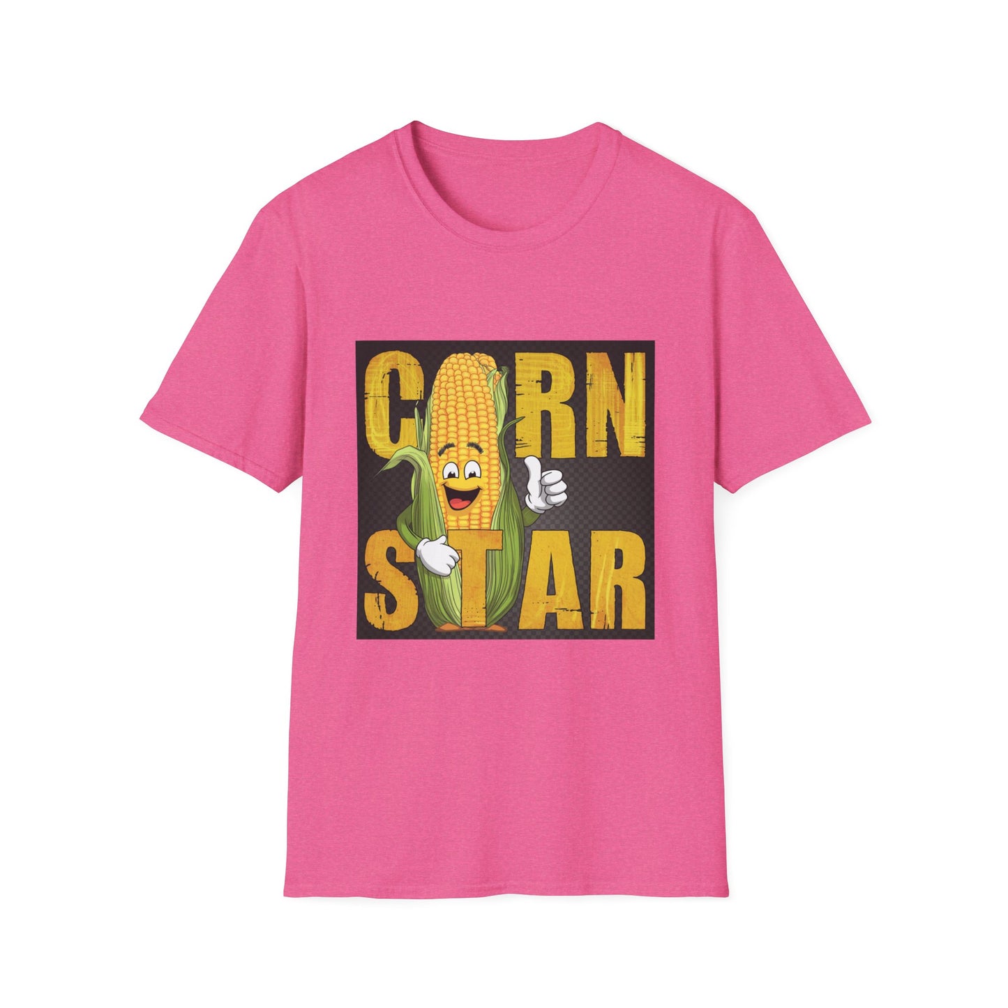 Corn Star Unisex Softstyle T-Shirt - Fun and Quirky Tee for Corn Lovers