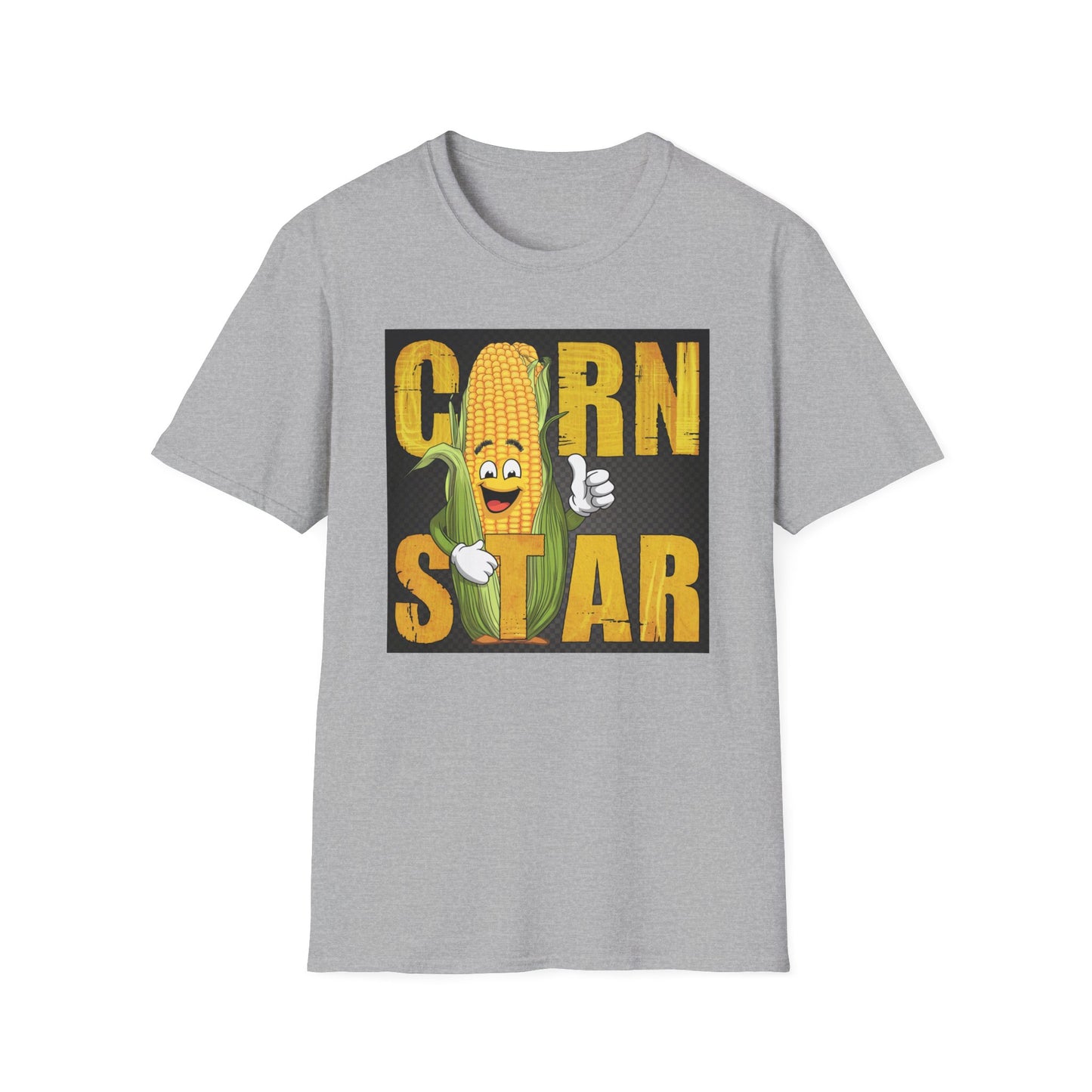 Corn Star Unisex Softstyle T-Shirt - Fun and Quirky Tee for Corn Lovers