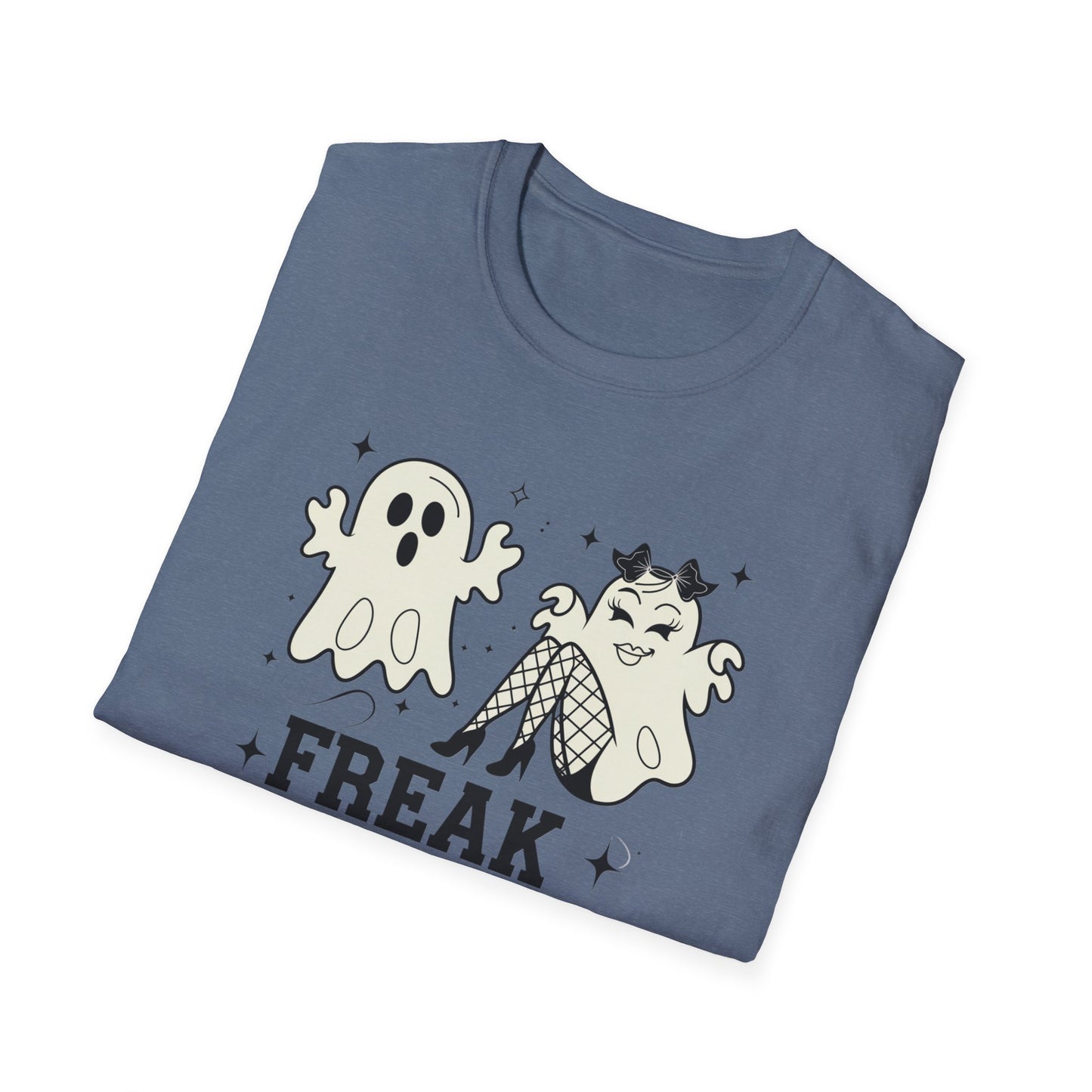 Freak in the Sheets Unisex T-Shirt, Funny Halloween Tee, Ghost & Witch Graphic Shirt, Spooky Season Apparel, Gift for Her